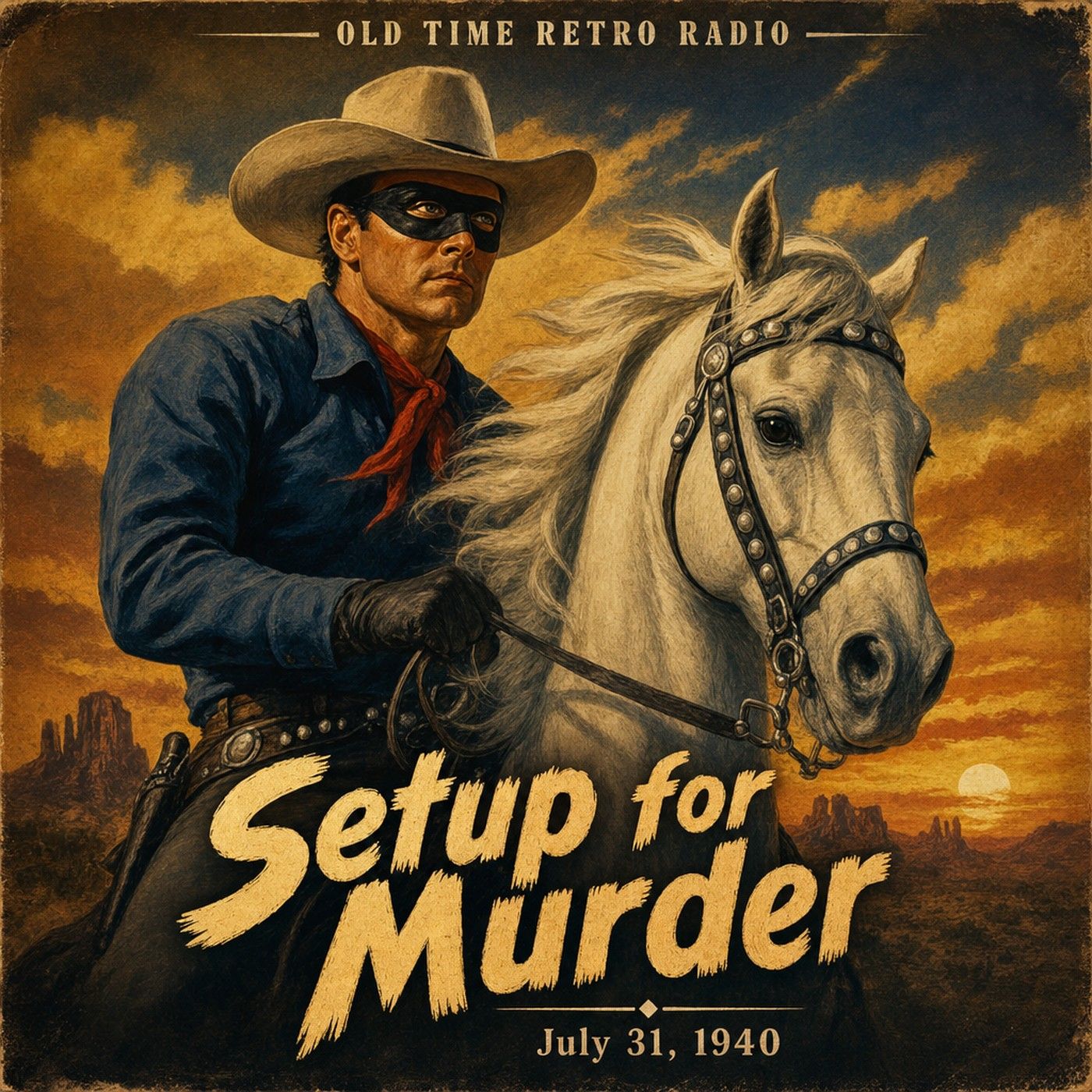 The Lone Ranger - "Setup for Murder" (Old Time Radio, 1940) episode artwork
