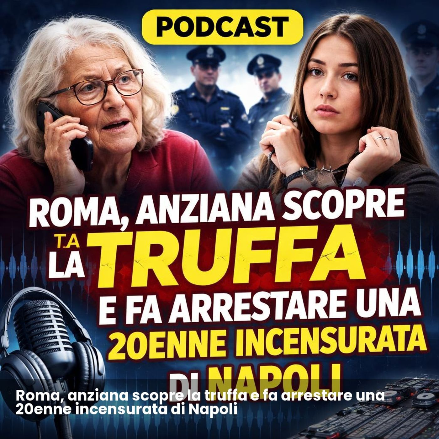 Roma, anziana scopre la truffa e fa arrestare una 20enne incensurata di Napoli episode artwork