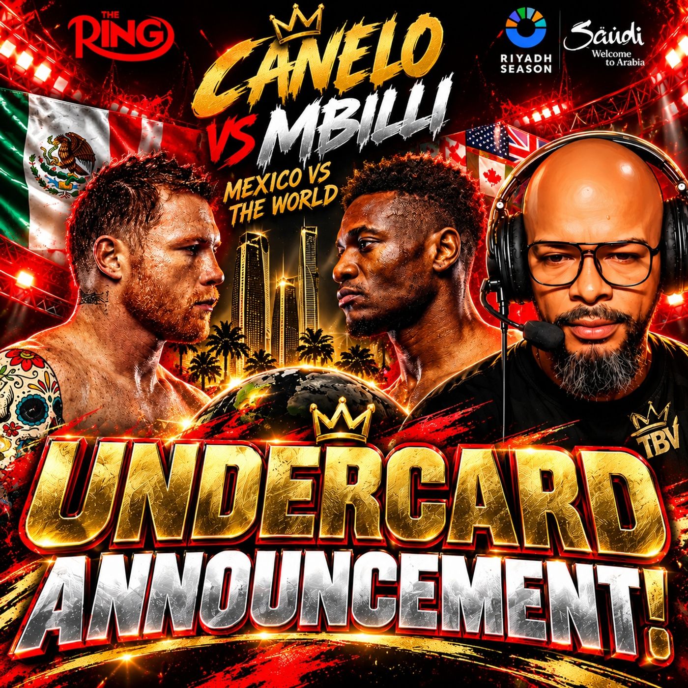 ☎️Canelo vs Mbilli: 4 WORLD TITLE FIGHTS❗️ Mexico vs The World—Best Card of 2026❓
