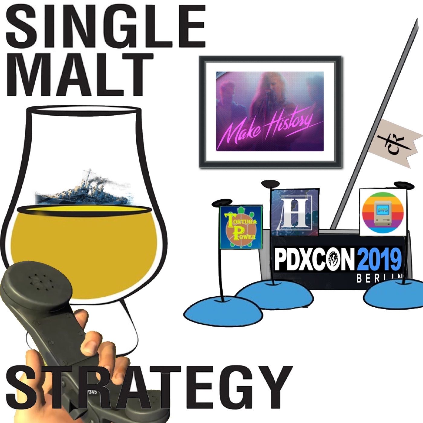 Single Malt Strategy 46: Ultimate Admiral, Stellaris Mobile & Crusader Kings 3 OH MY! episode artwork