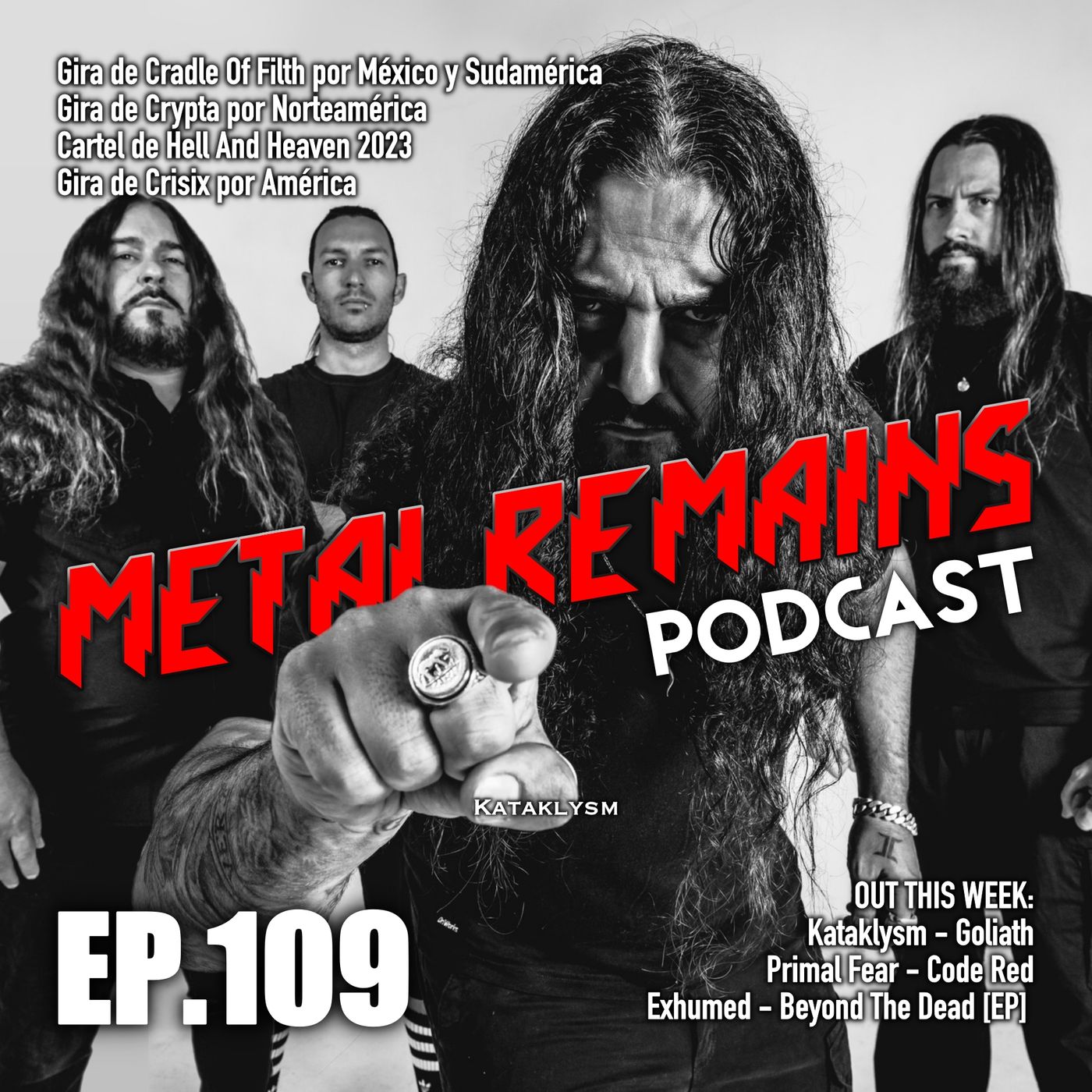 Cartel de Hell And Heaven 2023, Giras por América; Reseñas_ Kataklysm, Primal Fear, Exhumed [MRP109] episode artwork