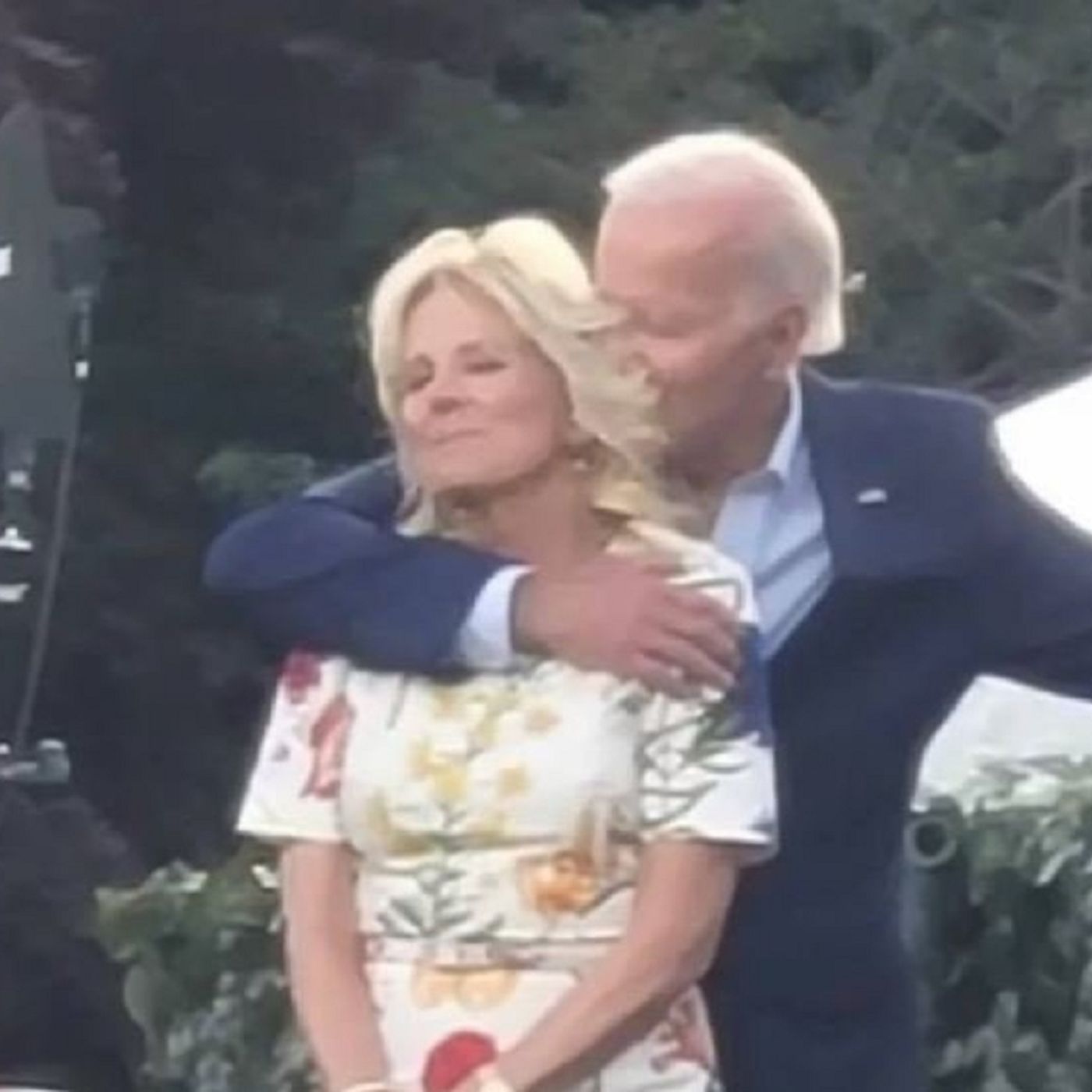 Jill Biden Reminds Joe to Say God Bless America at 4th of July Speech