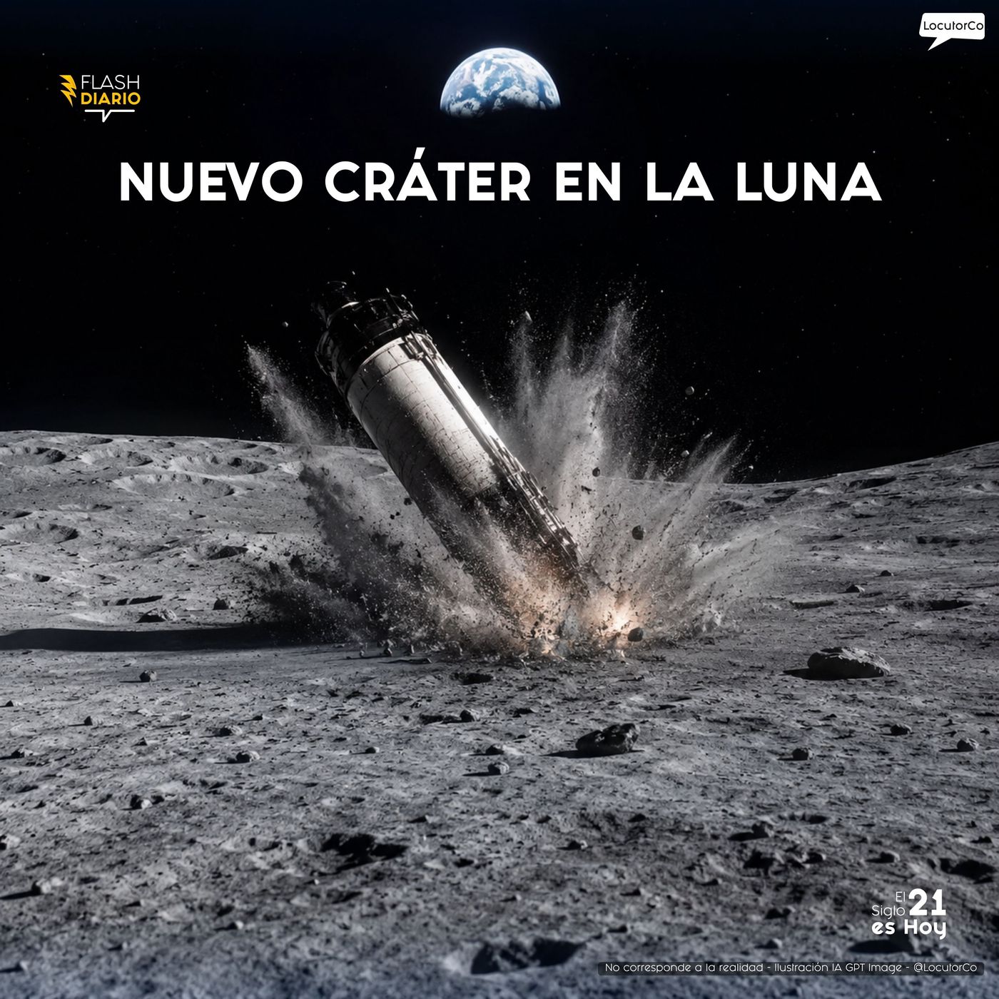 La nueva basura de la Luna