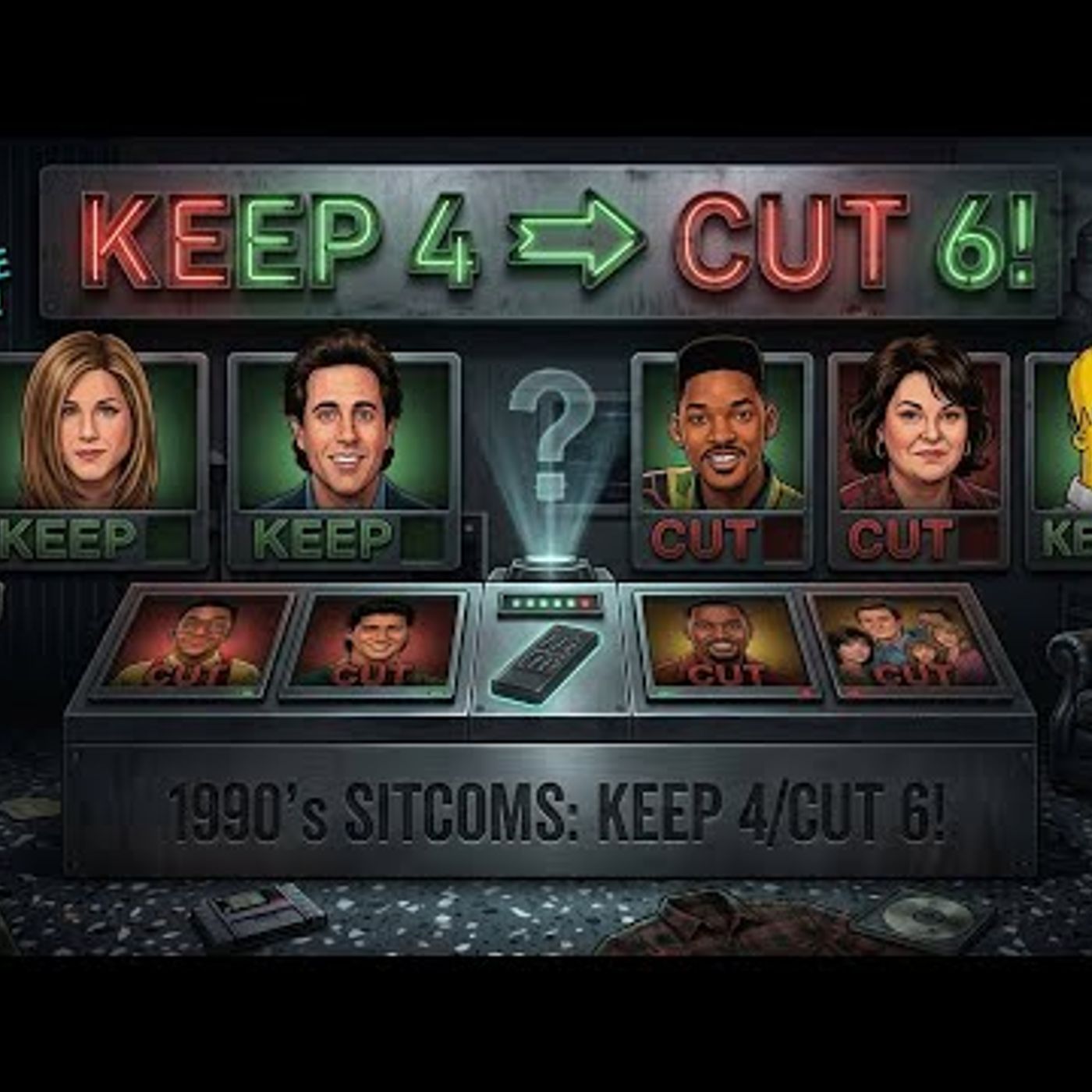 Keep 4/Cut 6: 90's Sitcoms episode artwork
