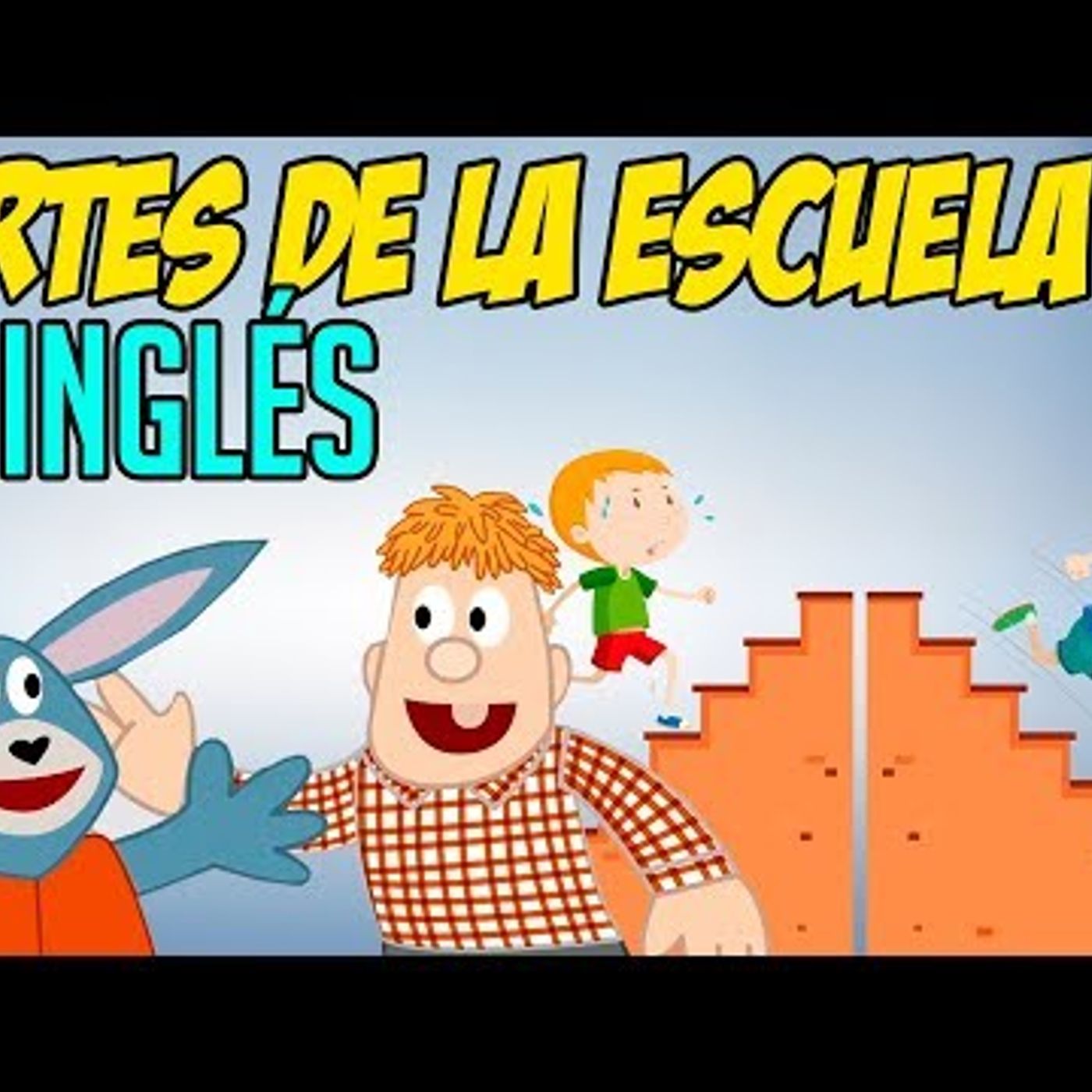 111. Las Partes de la Escuela  en INGLES para niños