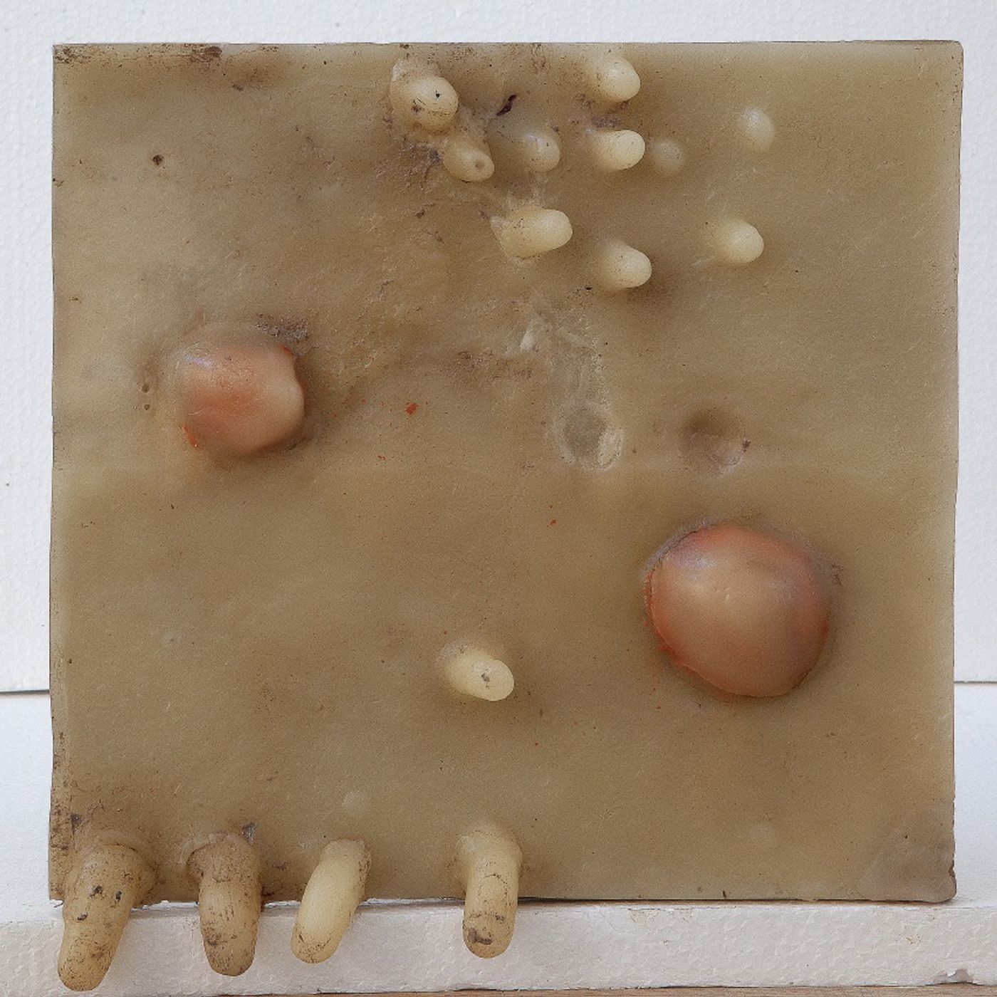 Carlito Carvalhosa.Sem título (P05/92), 1992 Cera, óleo e pigmento sobre tela sobre madeira, 30 x 30 cm Acervo Carlito Carvalhosa, São Paulo episode artwork