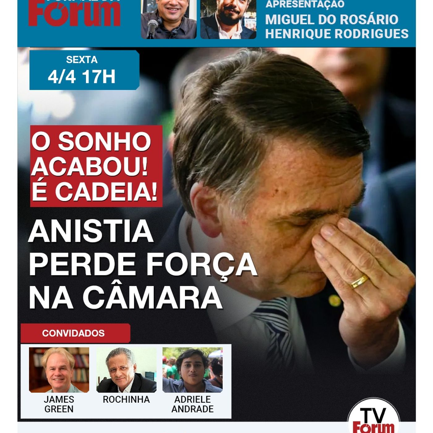Centrão esnoba anistia e bolsonaristas ficam isolados | 04.04.25 episode artwork