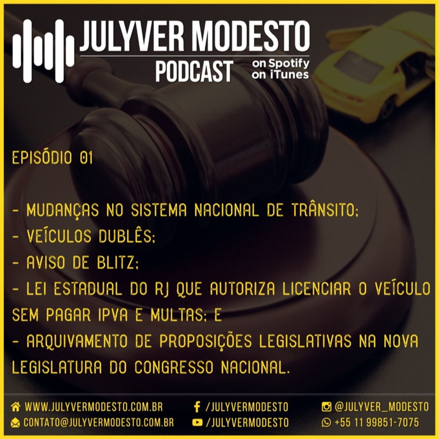 Episódio 1 - Trânsito, por Julyver Modesto episode artwork