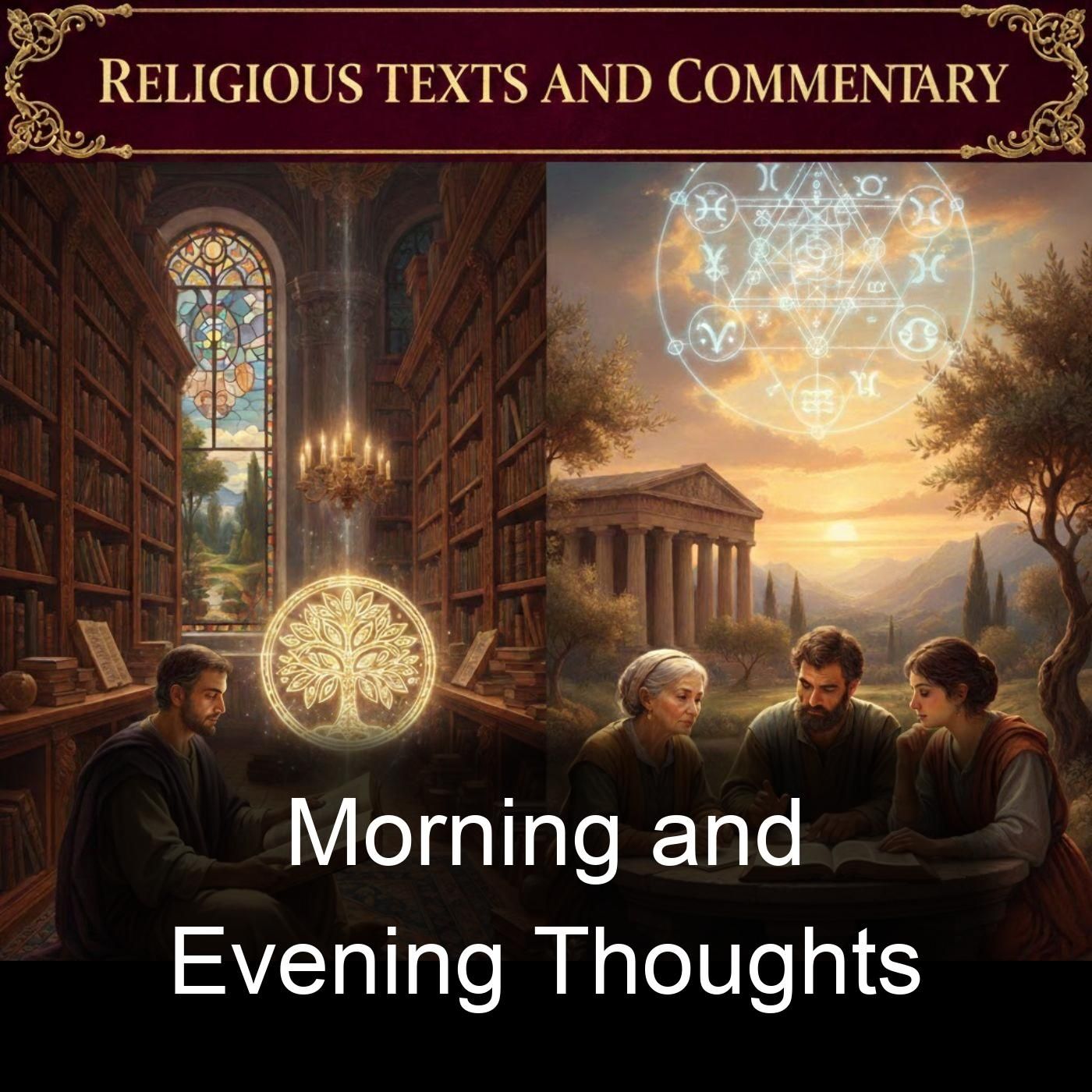 Morning and Evening Thoughts cover art