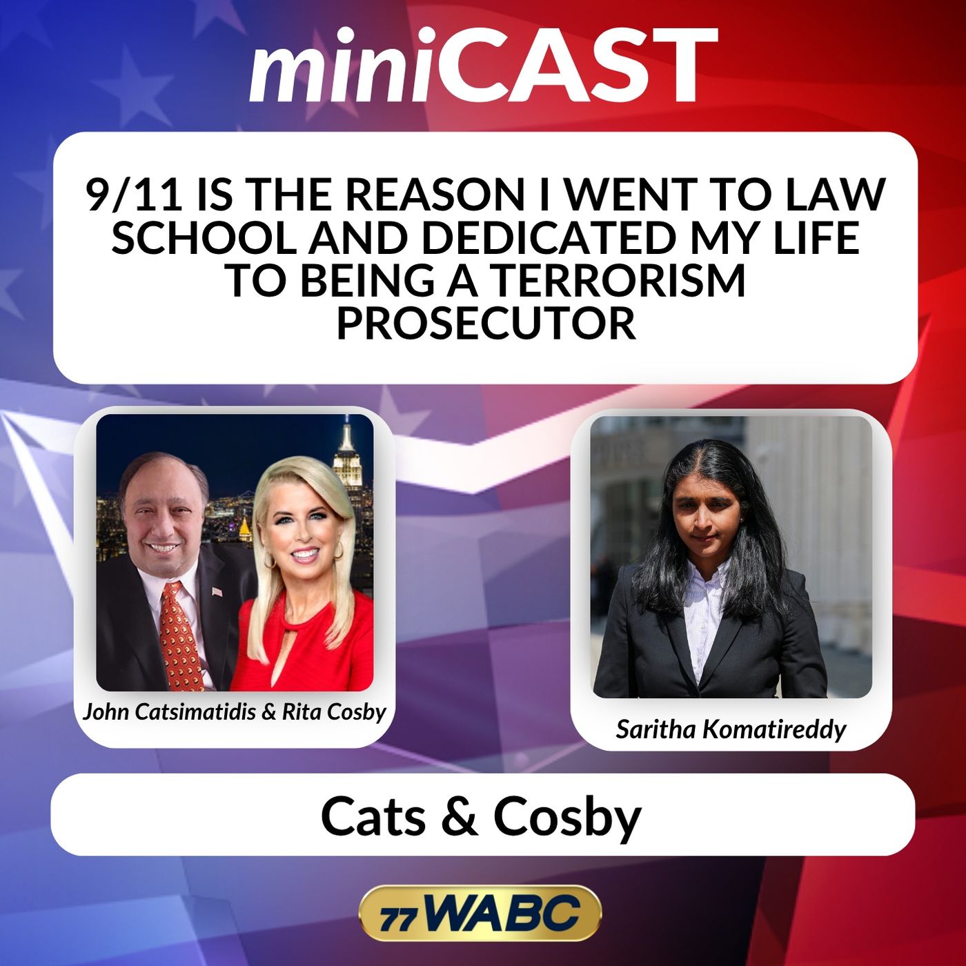Saritha Komatireddy: 9/11 is the Reason I Went to Law School and Dedicated My Life to Being a Terrorism Prosecutor episode artwork