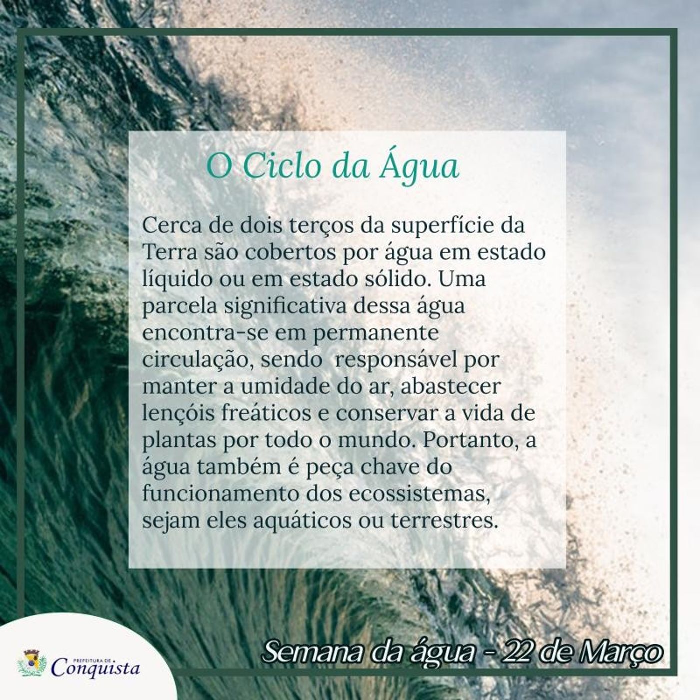 O ciclo da água episode artwork