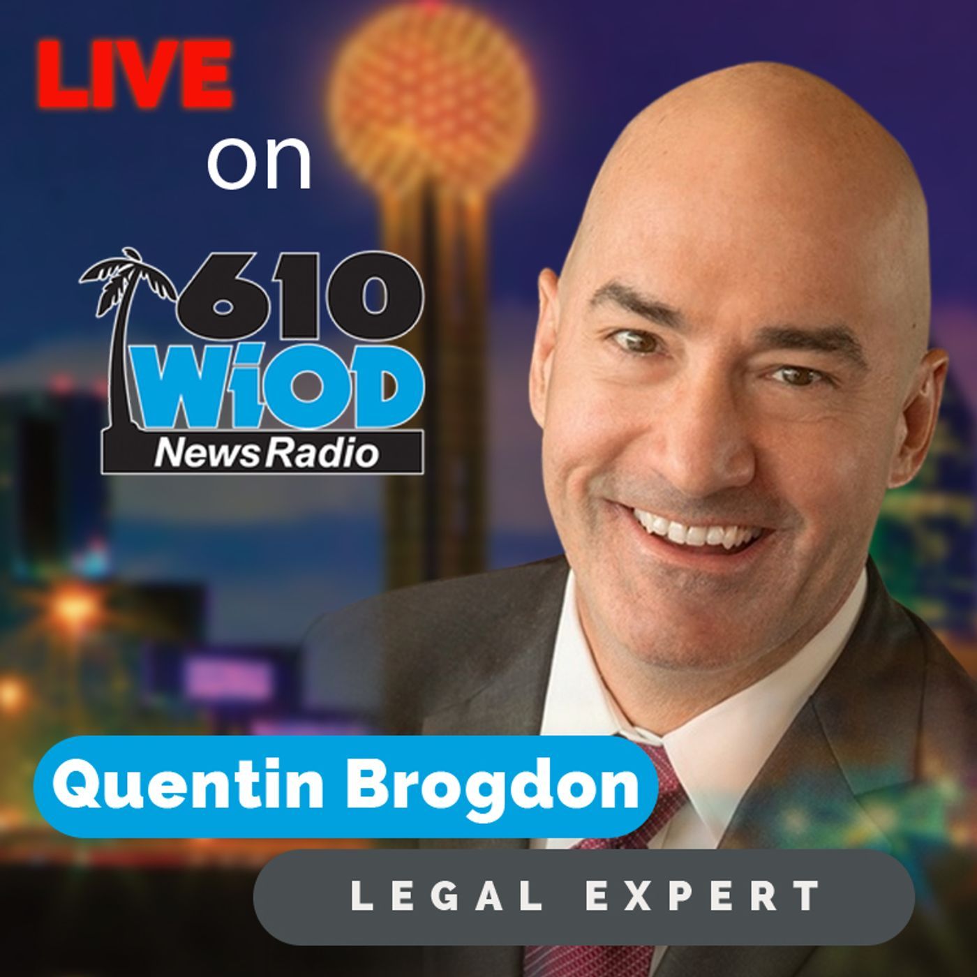 Quentin Brogdon - More schools defying state governments to impose mask mandates || 610 WIOD Miami, FL || 8/11/2021 episode artwork