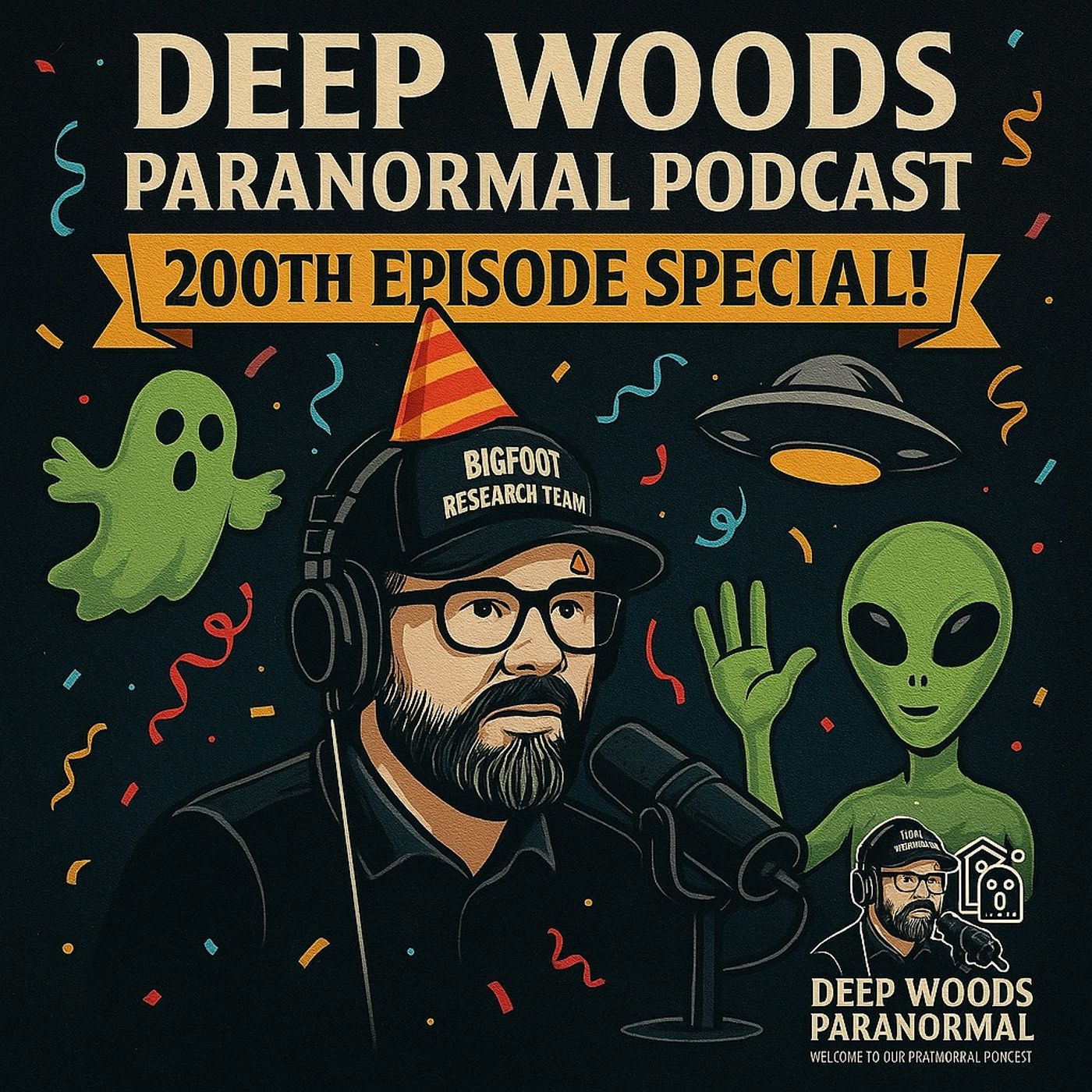 🎙️ Deep Woods Paranormal Podcast – 200th Episode Special! 👻🛸