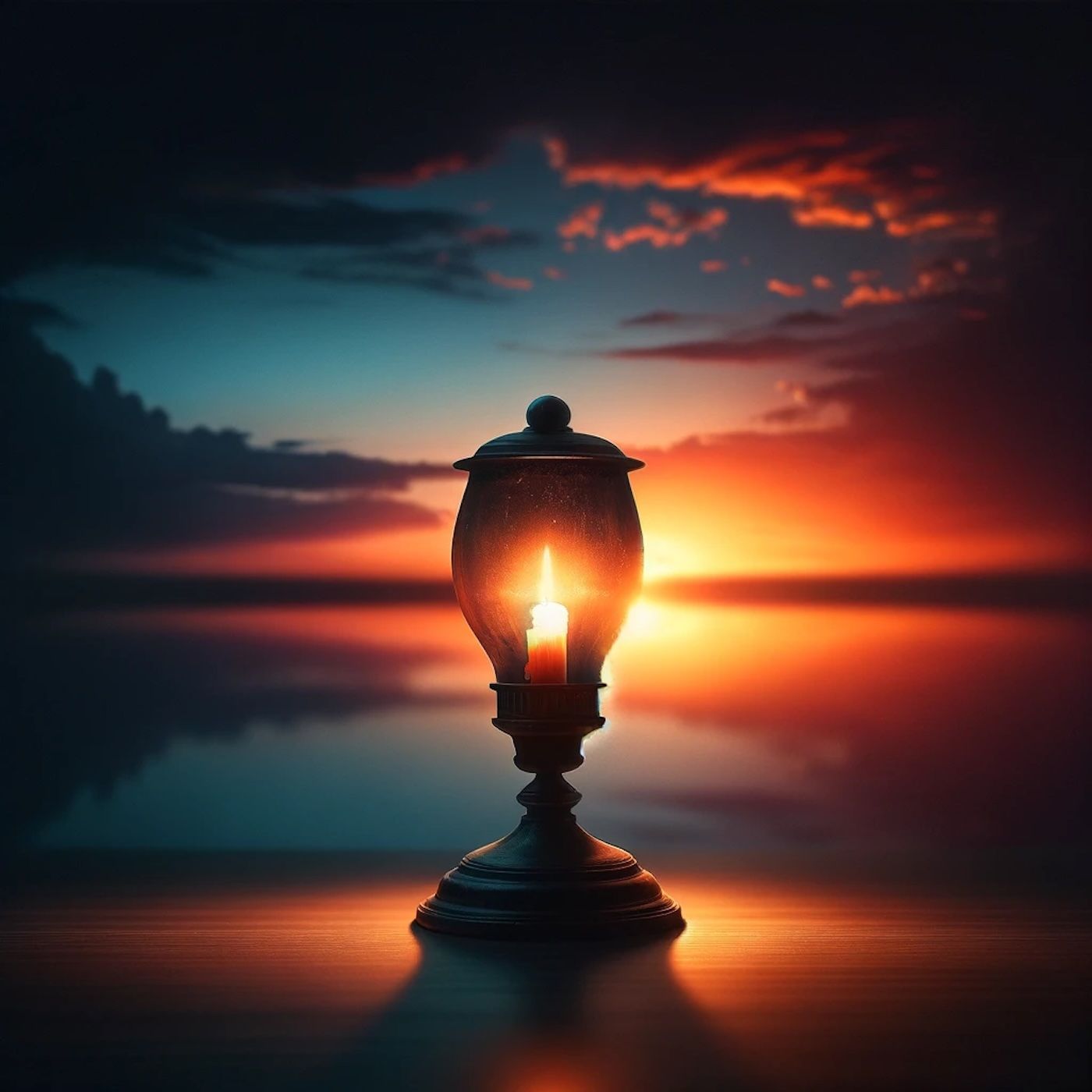 "Death is not extinguishing the light; it is putting out the lamp because the dawn has come." episode artwork