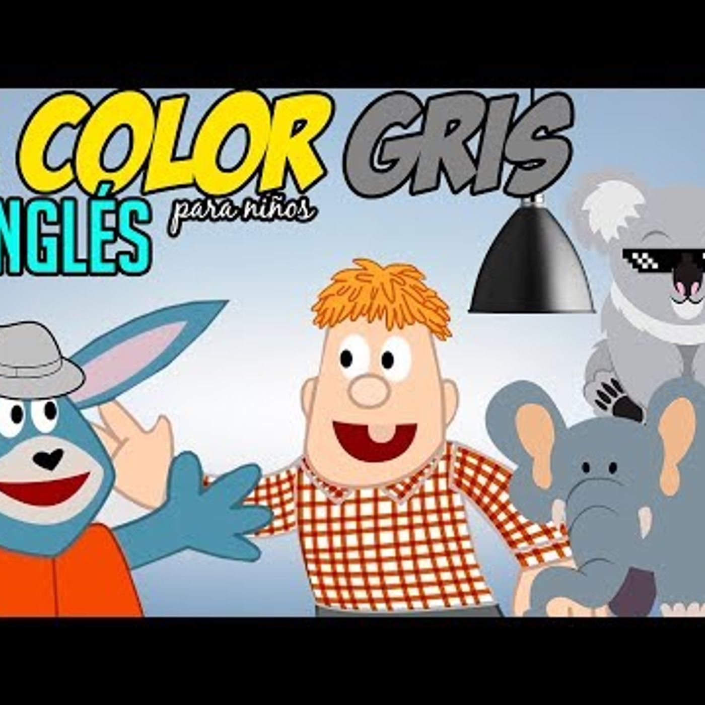 095. El color gris en INGLES para niños