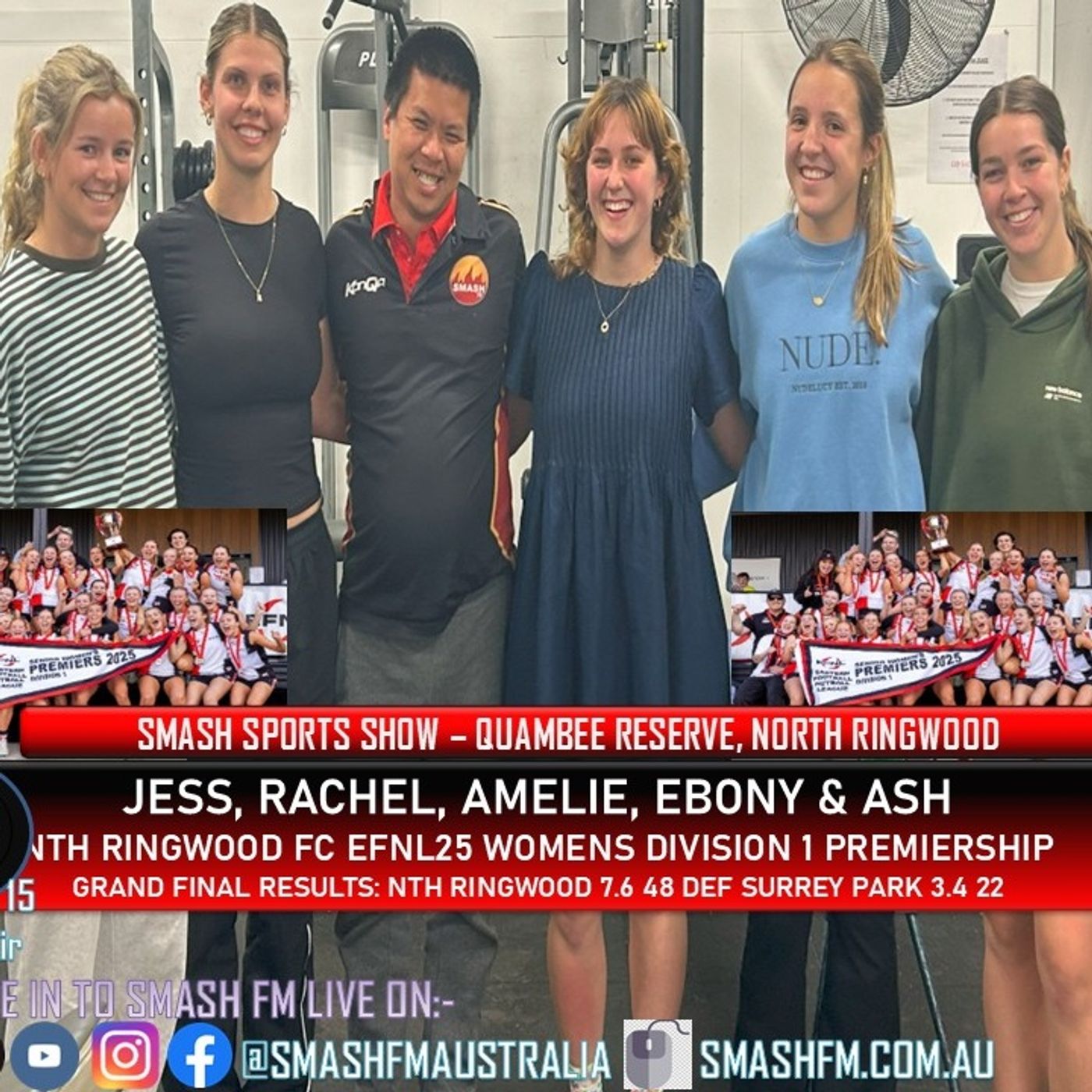 SSS15THYR: North Ringwood FC EFNL25 Senior Women’s Division 1 Premiership Interviews 290925