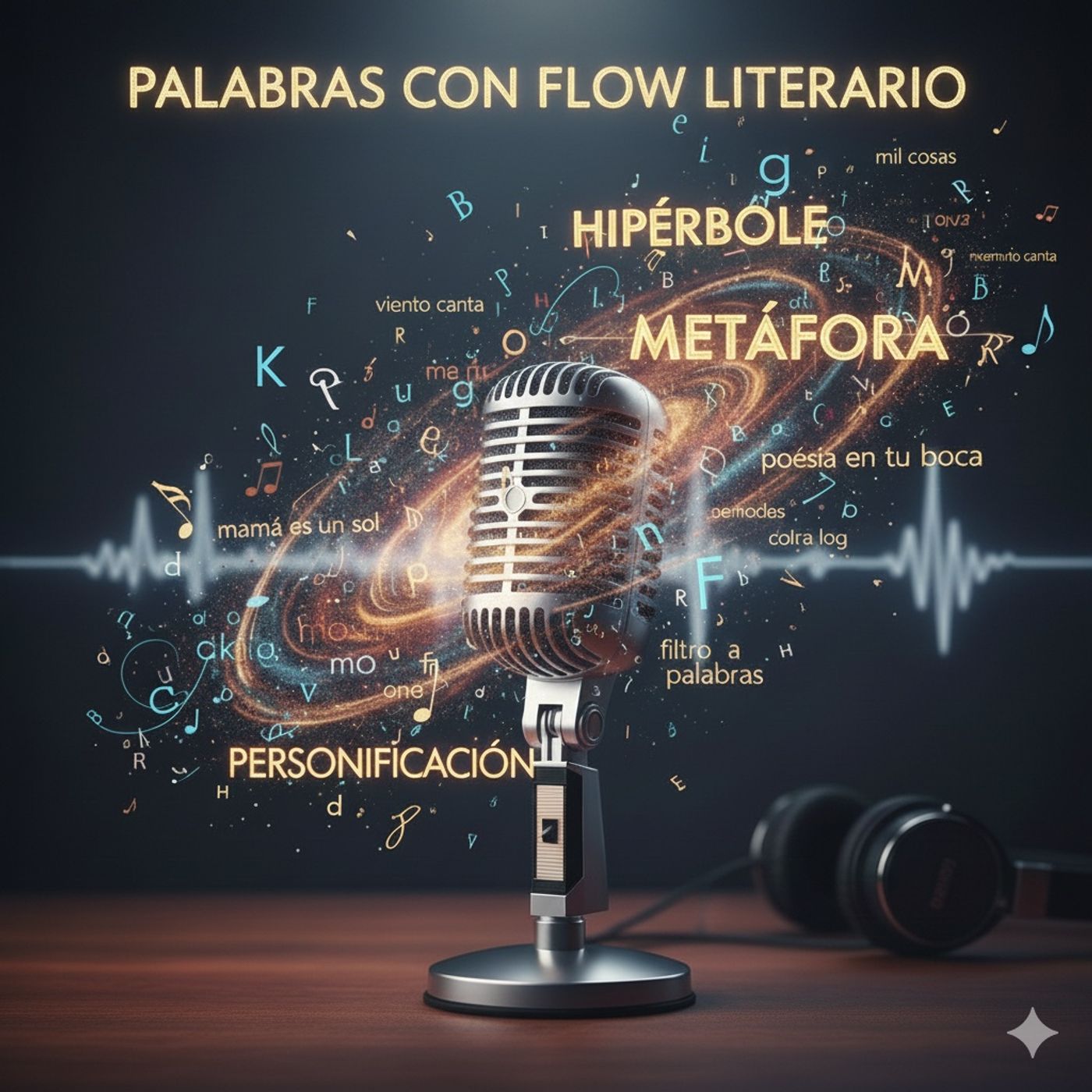 Palabras con flow literario podcast artwork