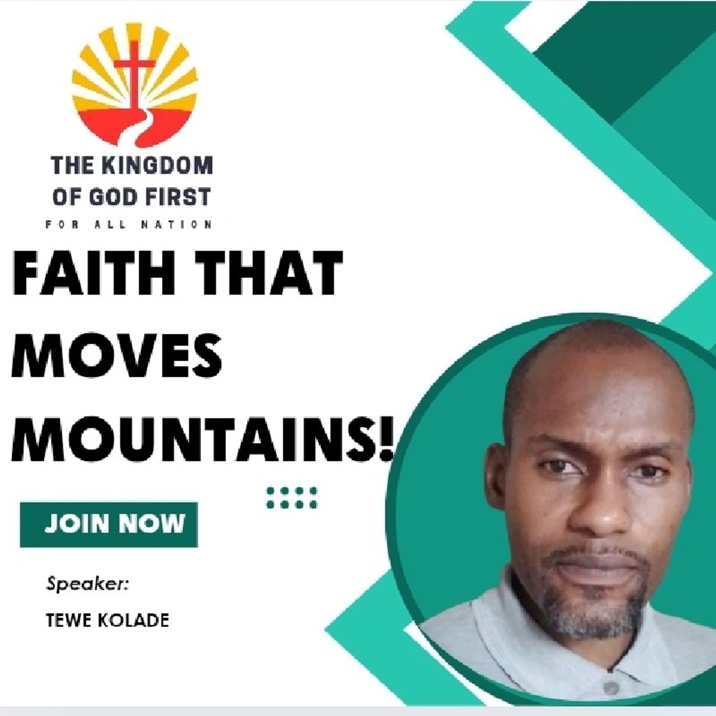 FAITH THAT MOVES MOUNTAINS!