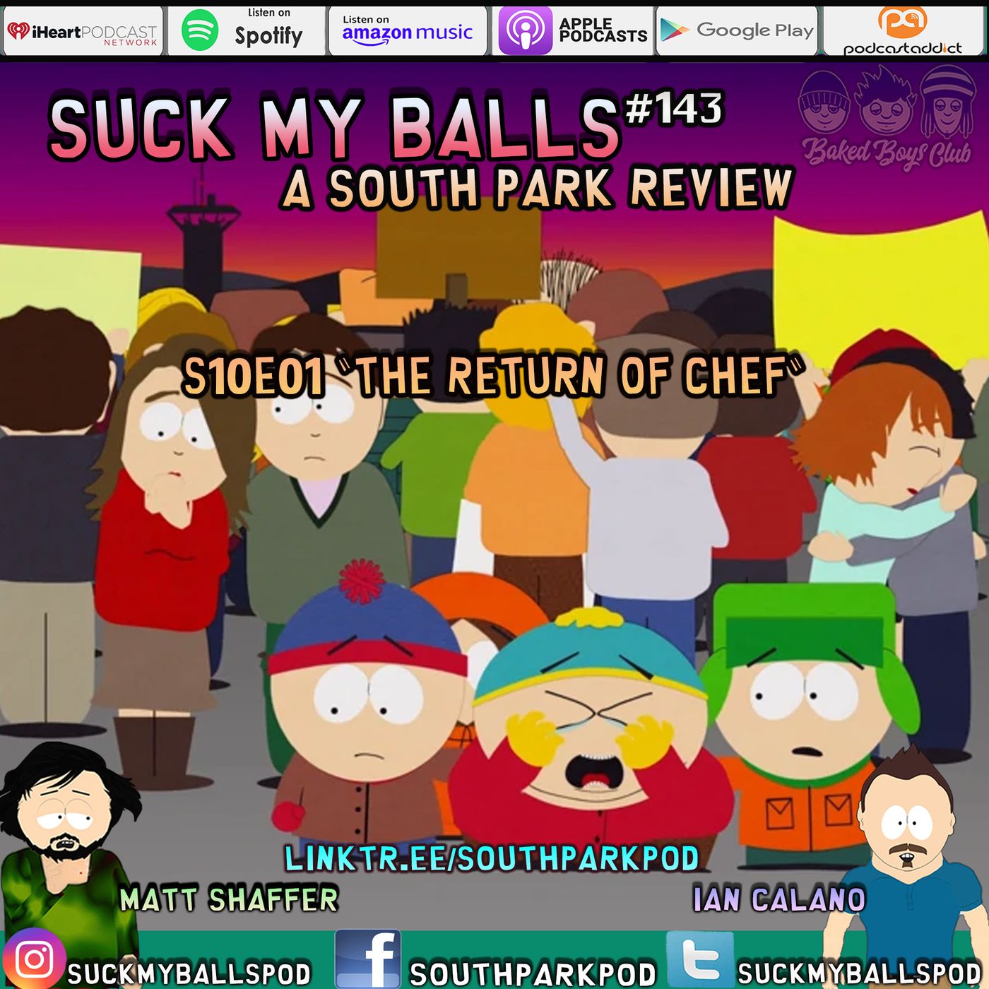 SMB #143  - S10E1 The Return of Chef- “Chef, We Love You.”