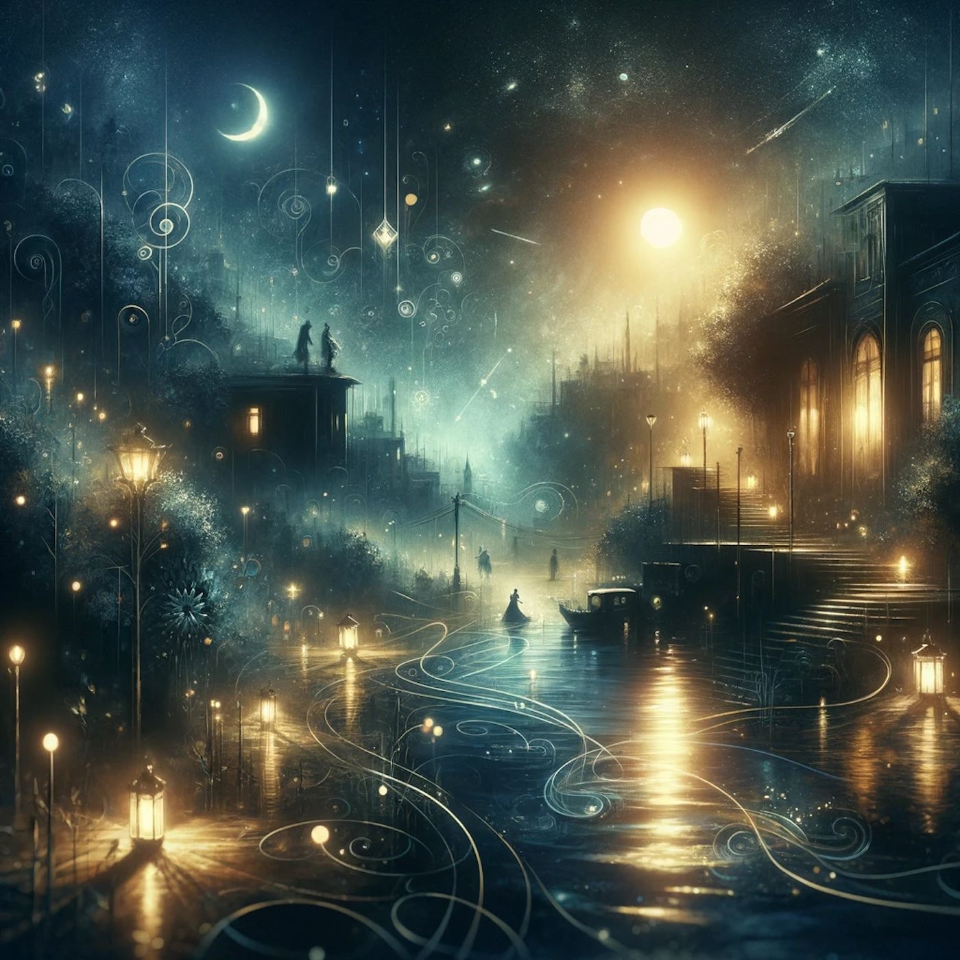 "Strangers in the night, exchanging glances, wondering in the night, what were the chances?" episode artwork