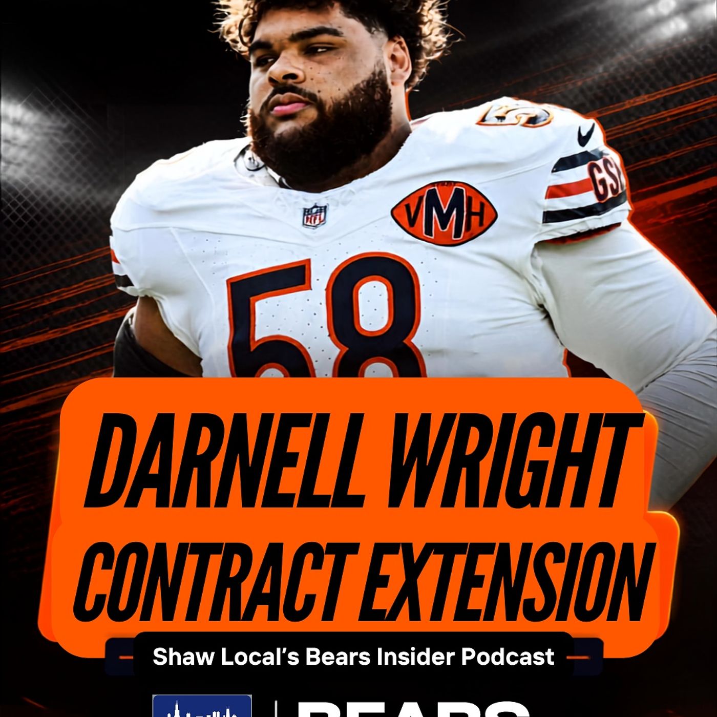 Bears Insider Podcast Episode 467 Chicago Bears extend Darnell Wright to record contract, plus a camp update episode artwork