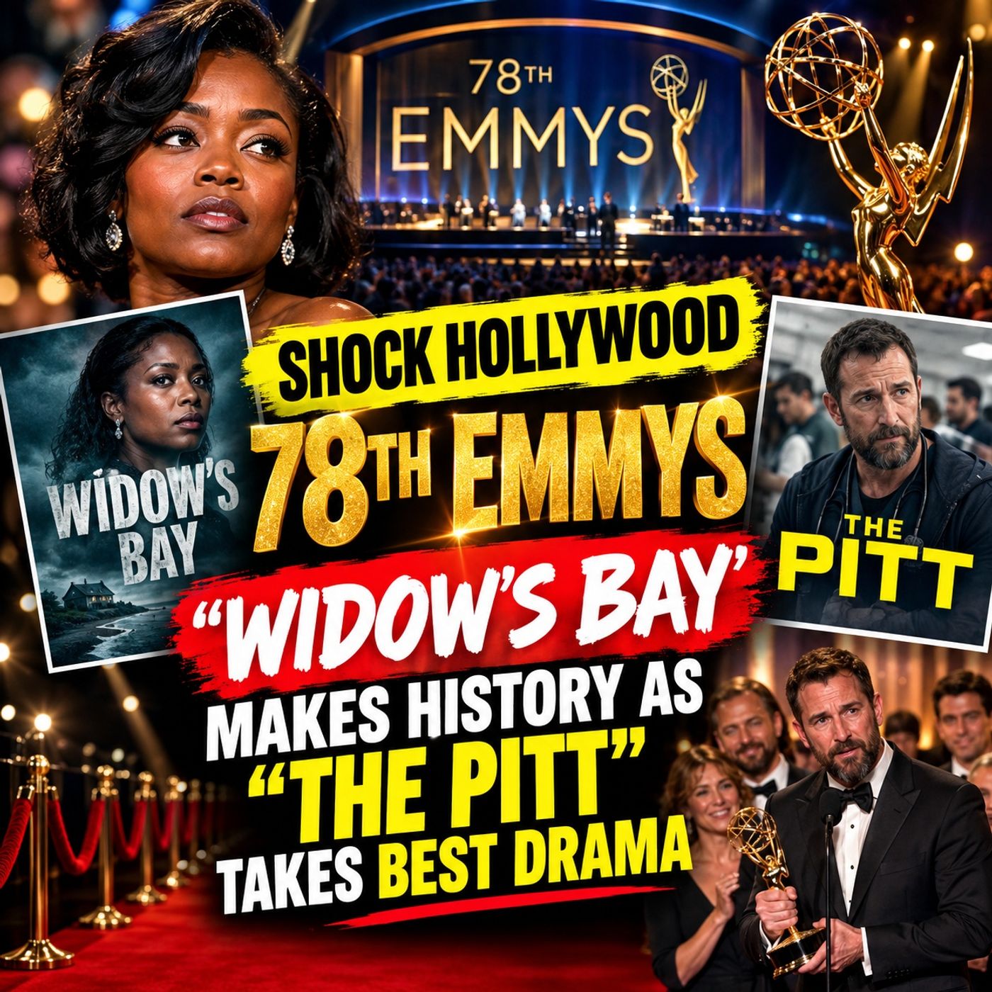 78th Emmys Shock Hollywood “Widow’s Bay” Makes History as “The Pitt” Takes Best Drama episode artwork
