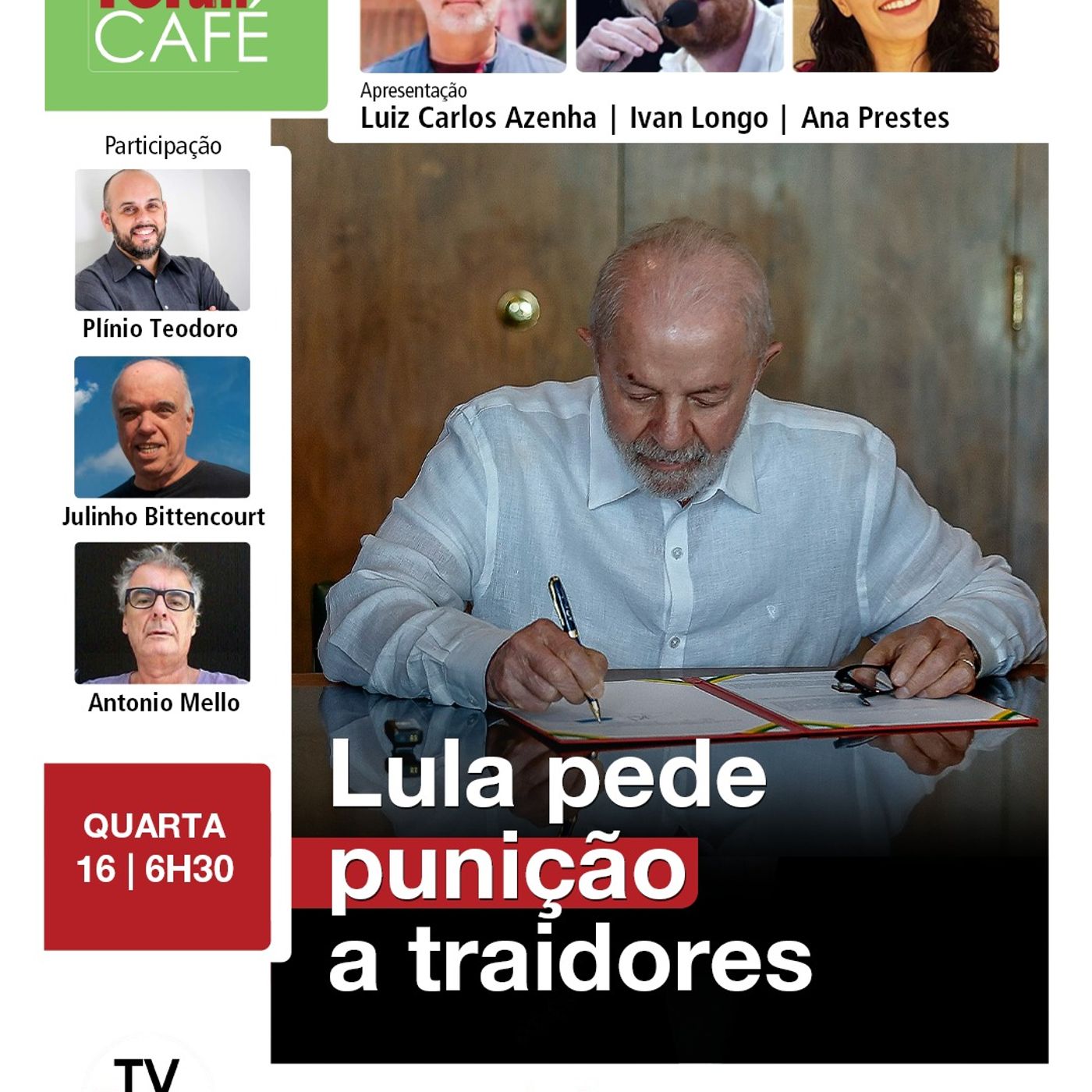 Lula pede punição a traidores | Motta quer ação do governo | O "calvário" de Bolsonaro | 16.04.25