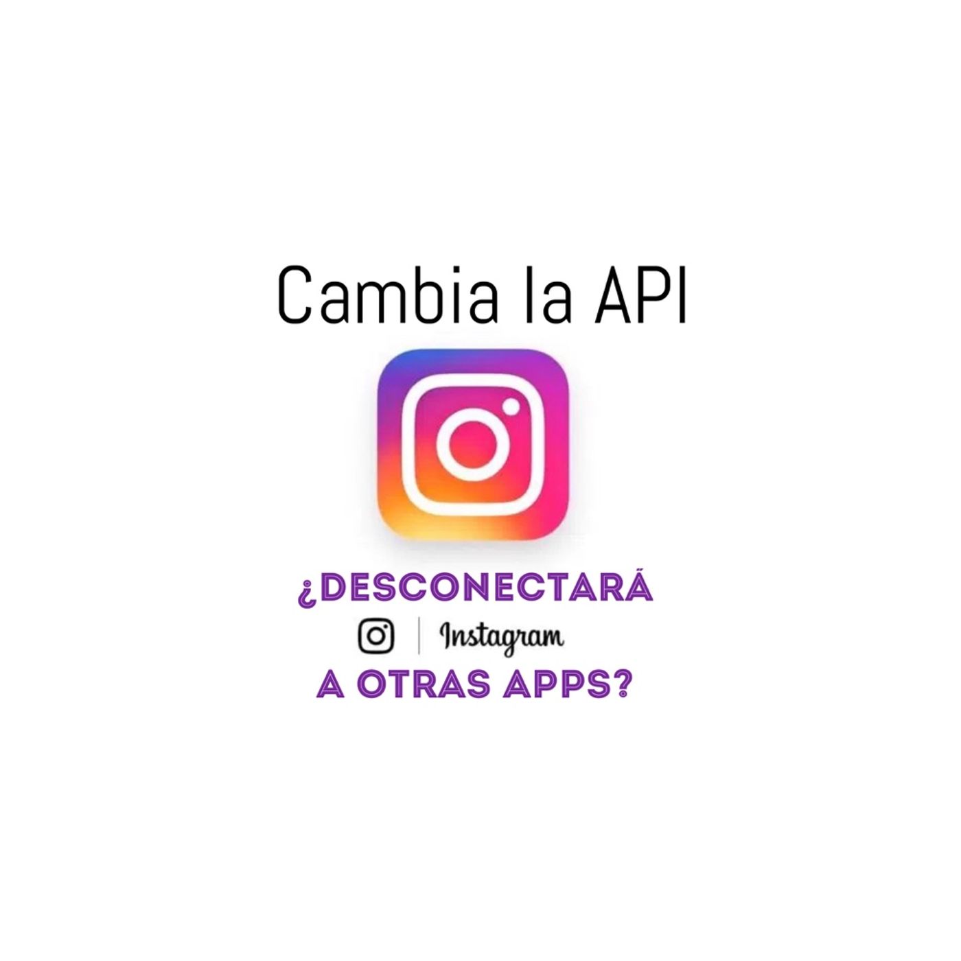 Cambia la API de instagram