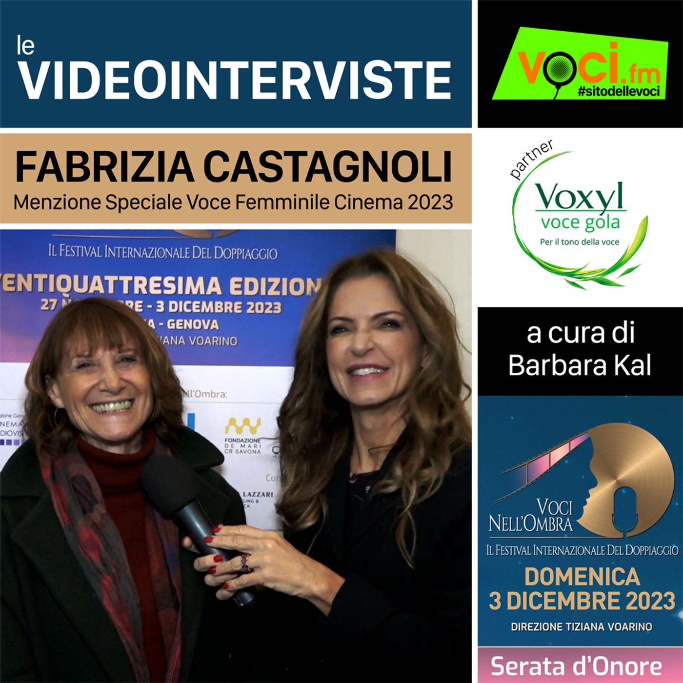 FABRIZIA CASTAGNOLI su VOCI.fm da "VOCI NELL'OMBRA 2023" - clicca play e ascolta l'intervista episode artwork