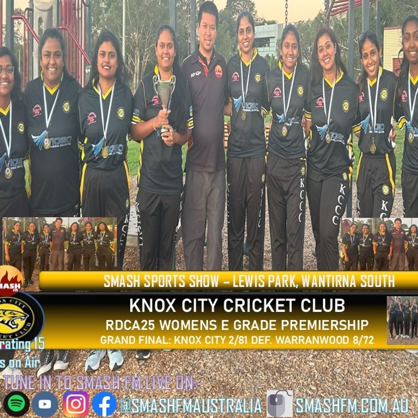 SSS15THYR: Knox City Cricket Club RDCA25 Womens E Grade Premiership Interviews 240325