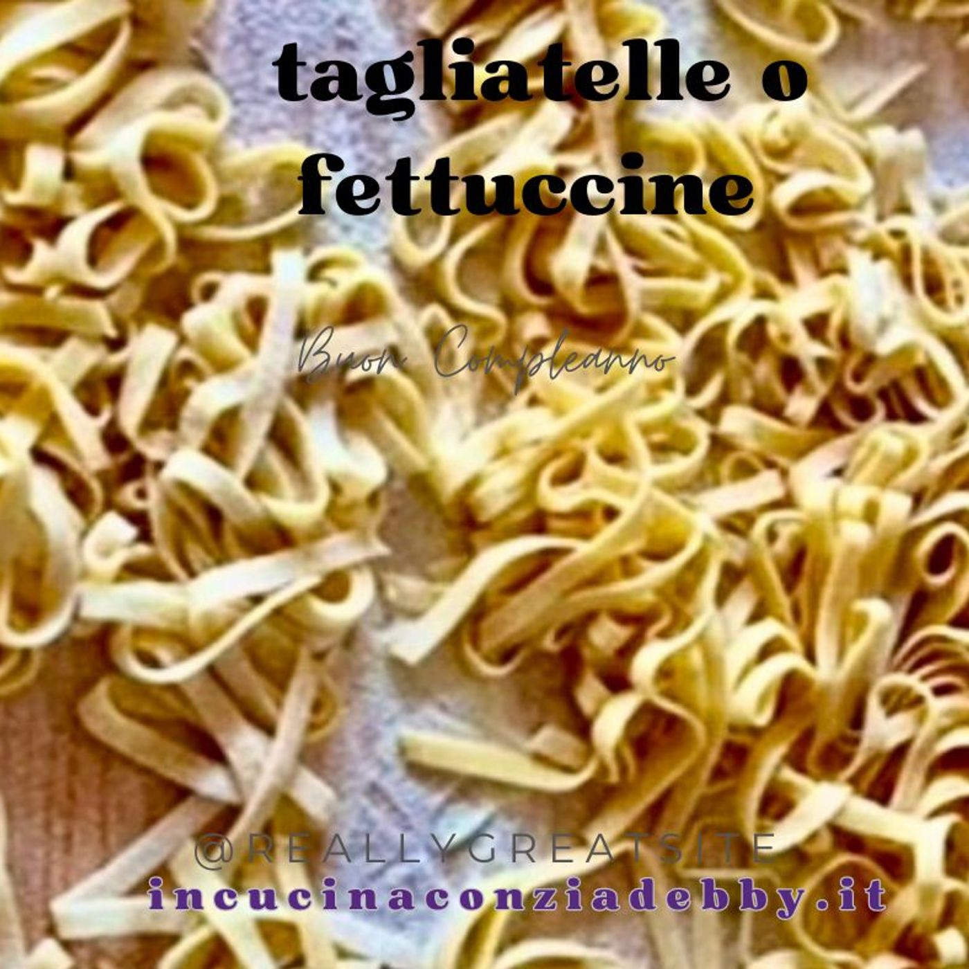 Tagliatelle o fettuccine di semola episode artwork