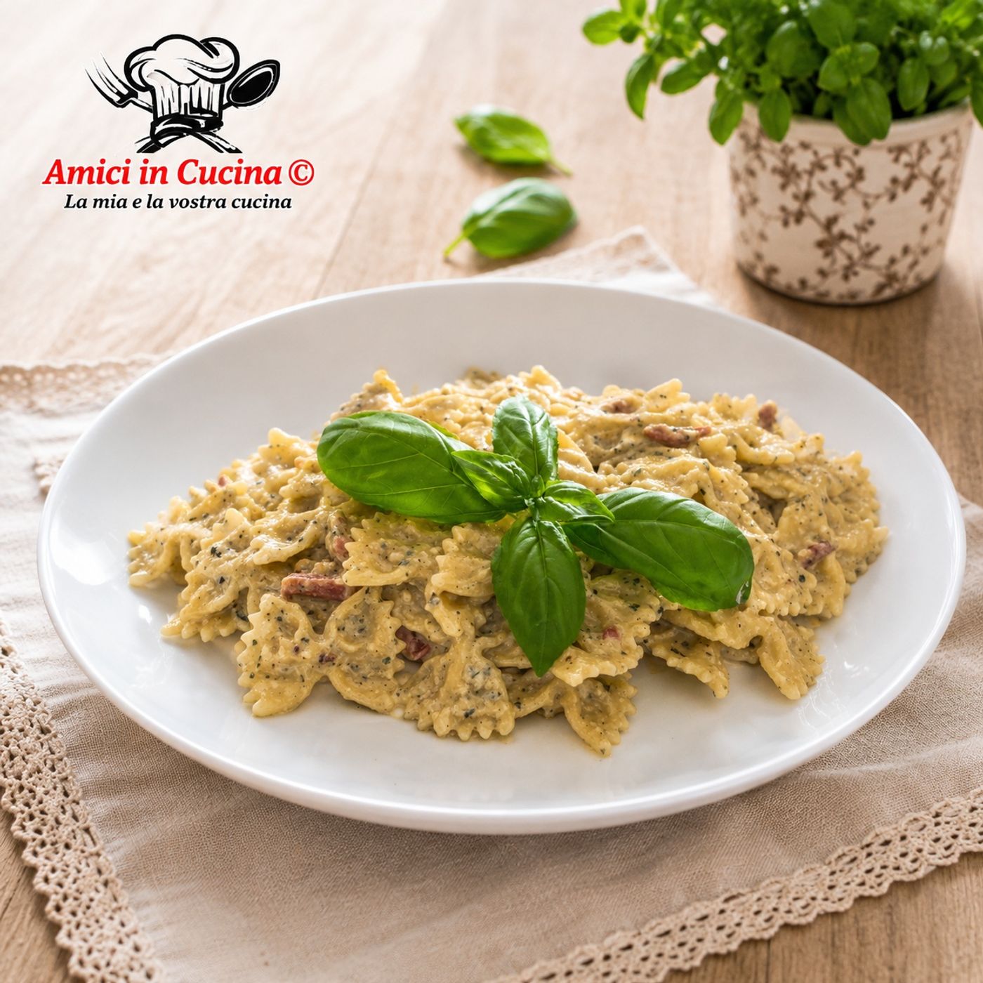 Farfalle con Zucchine, Noci e Speck: Ricetta Cremosa e Gustosa episode artwork