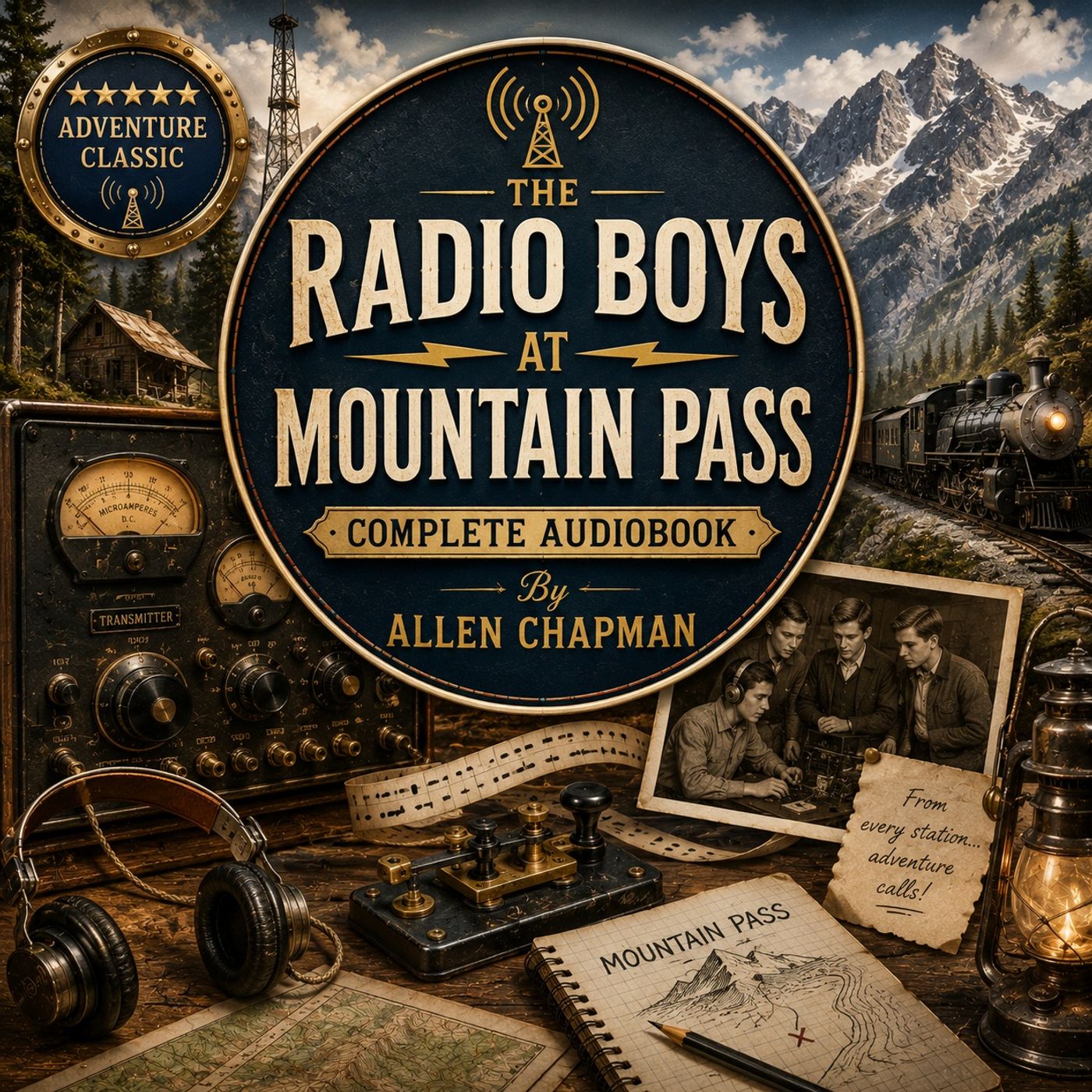 The Radio Boys at Mountain Pass by Allen Chapman | Complete Audiobook | Wireless Adventure, Mystery & Mountain Excitement episode artwork