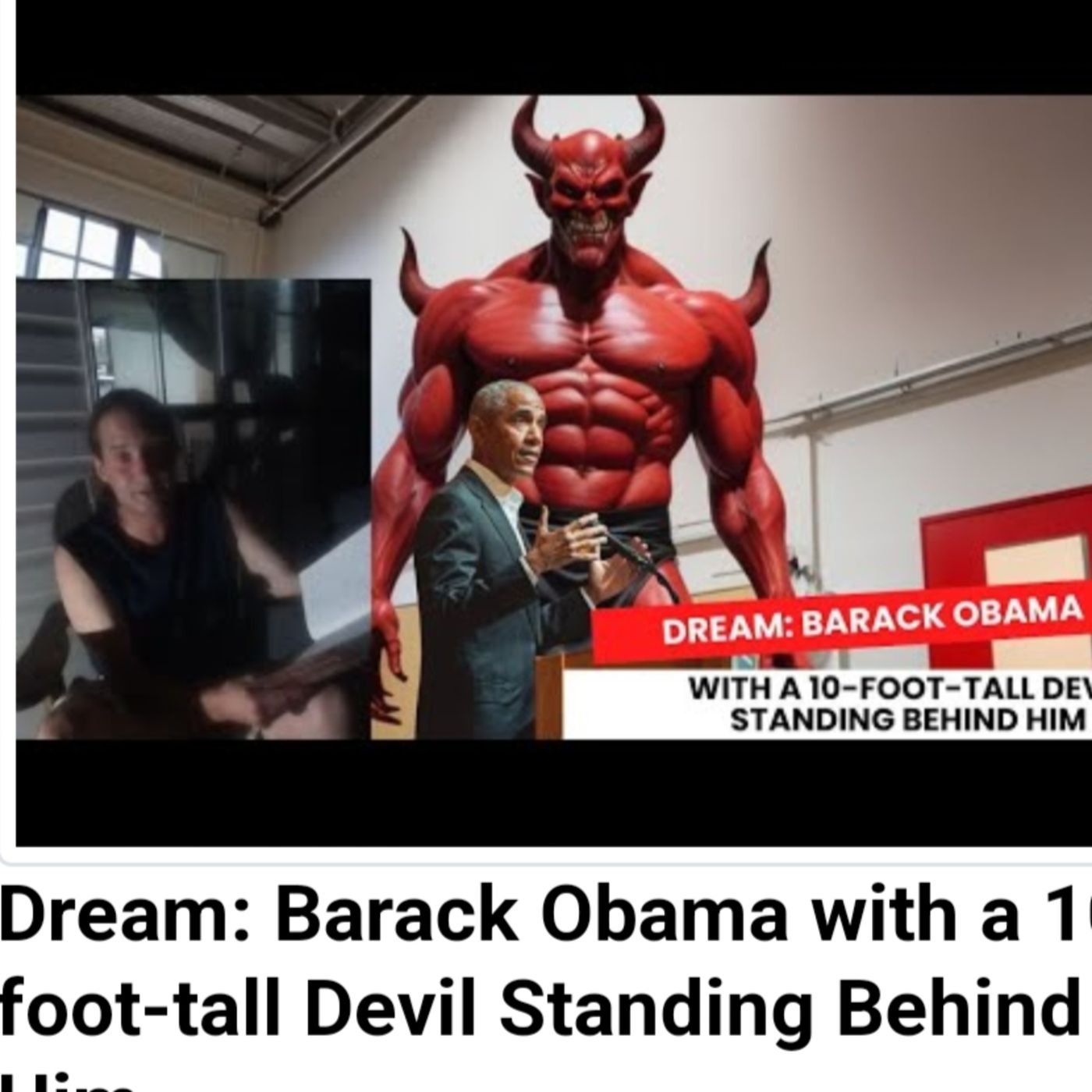 Dream: Barack Obama with a 10-foot-tall Devil Standing Behind Him episode artwork