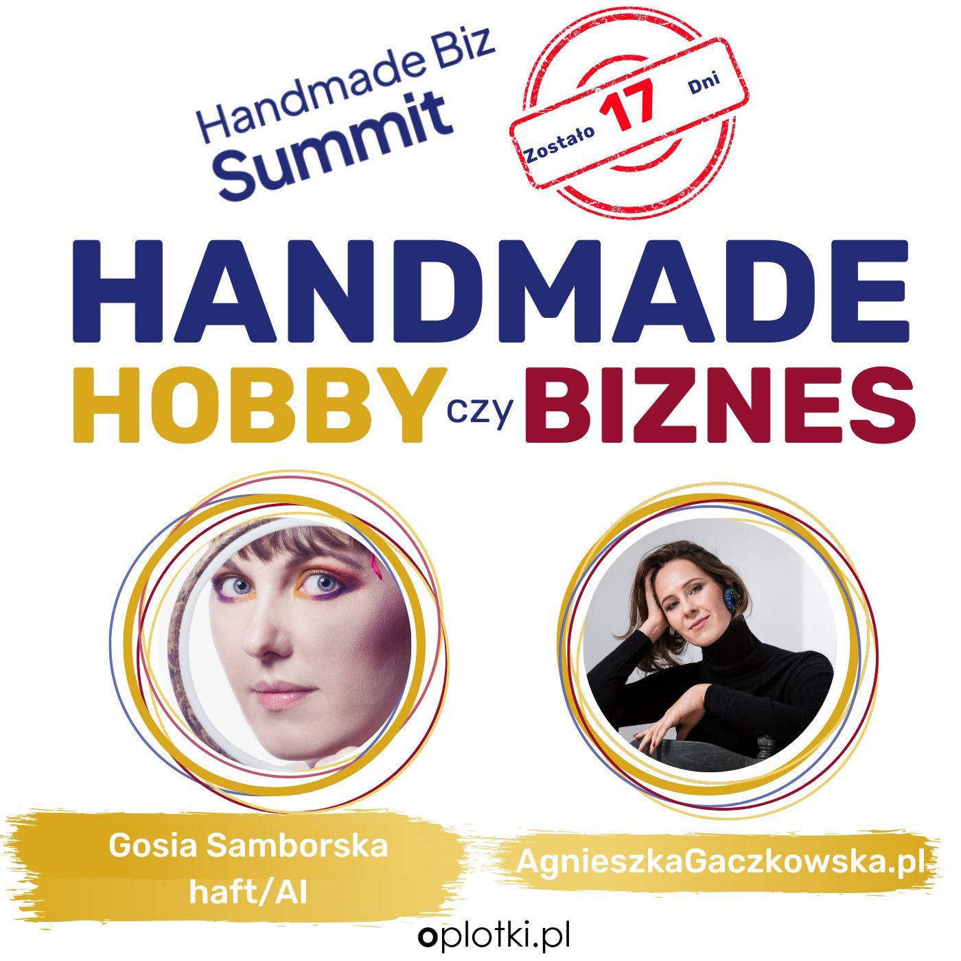 #282 Sukces Handmade - Gosia Samborska/Nić porozumienia o AI, hafcie i ...17 dni do HBS2025 episode artwork