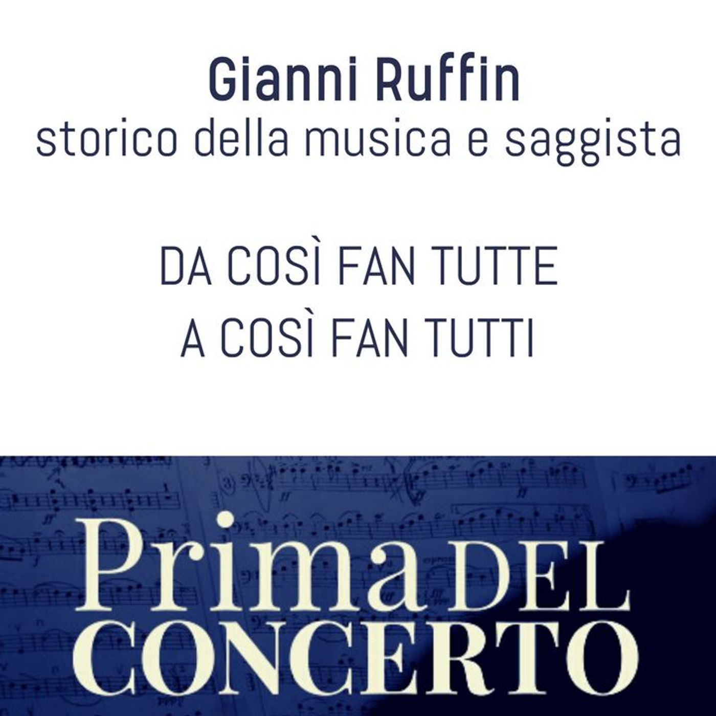 Prima del concerto - conferenze dedicate ai grandi capolavori della musica classica