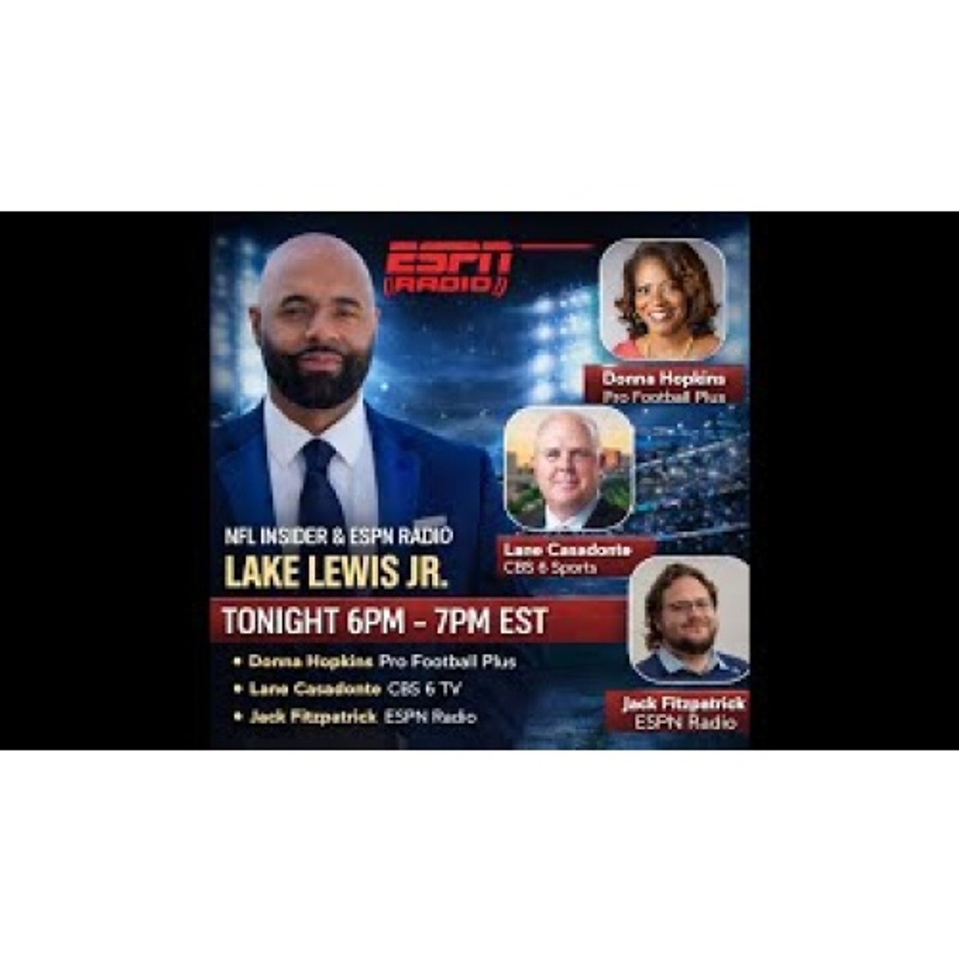 Lake Lewis Jr Show | ESPN Radio | Seahawks vs. Patriots, Richmond Roots & Commanders Insight episode artwork