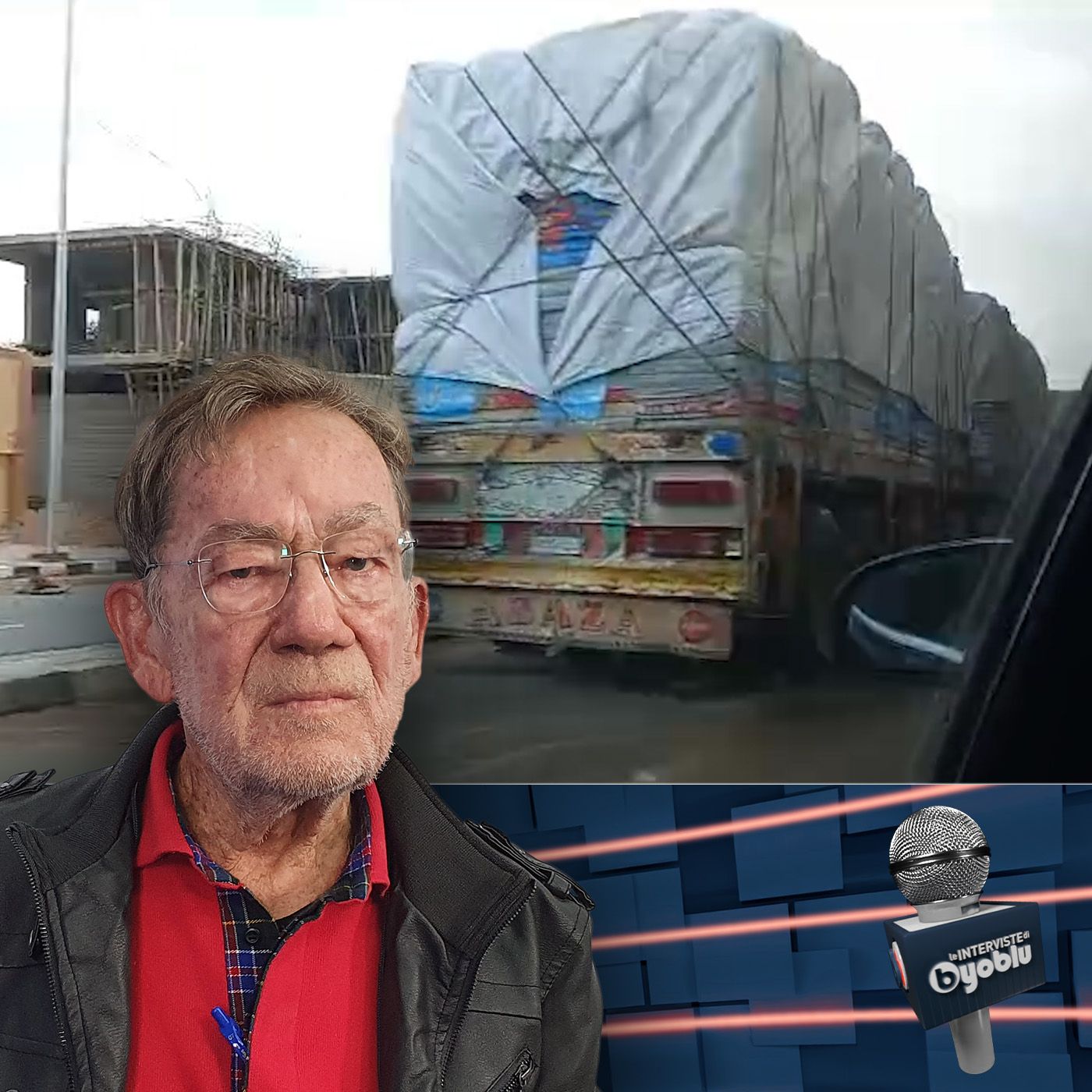 FULVIO GRIMALDI DAL VALICO DI RAFAH: KILOMETRI DI CAMION CON AIUTI UMANITARI BLOCCATI DA ISRAELE episode artwork