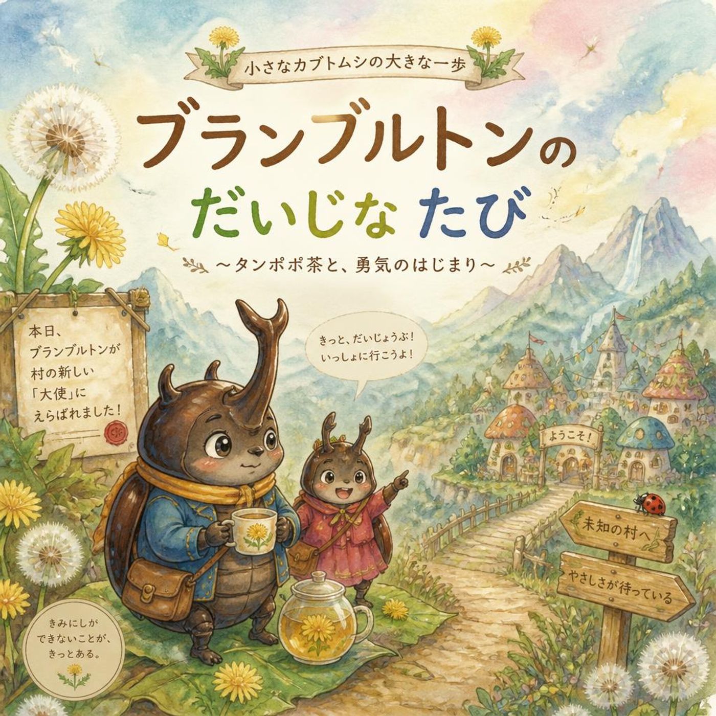 【友情・冒険】山を越えて未知の村へ！カブトムシの大使ブランブルトンの大発見 episode artwork