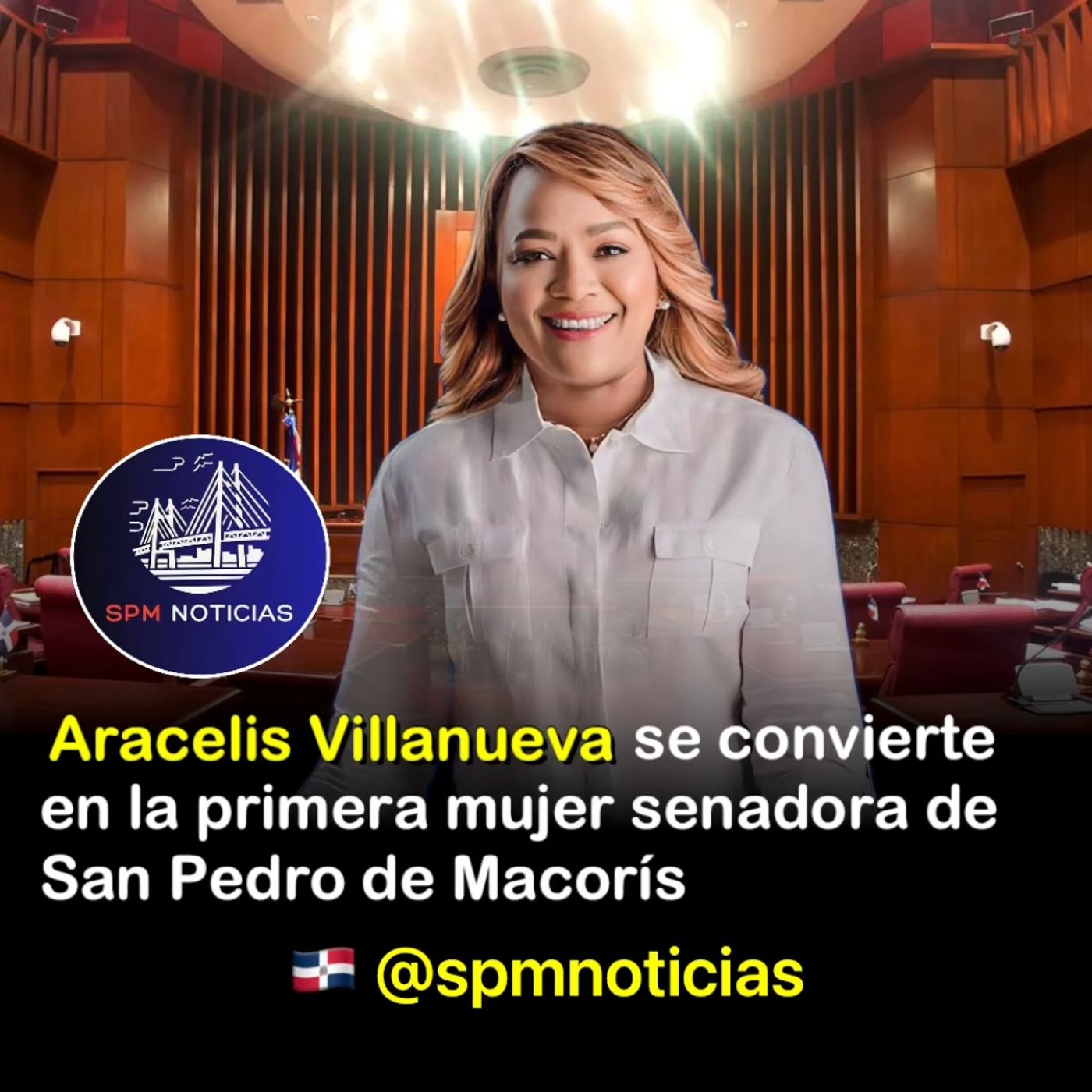 Aracelis Villanueva se convierte en la primera mujer senadora De San Pedro de Macorís. episode artwork