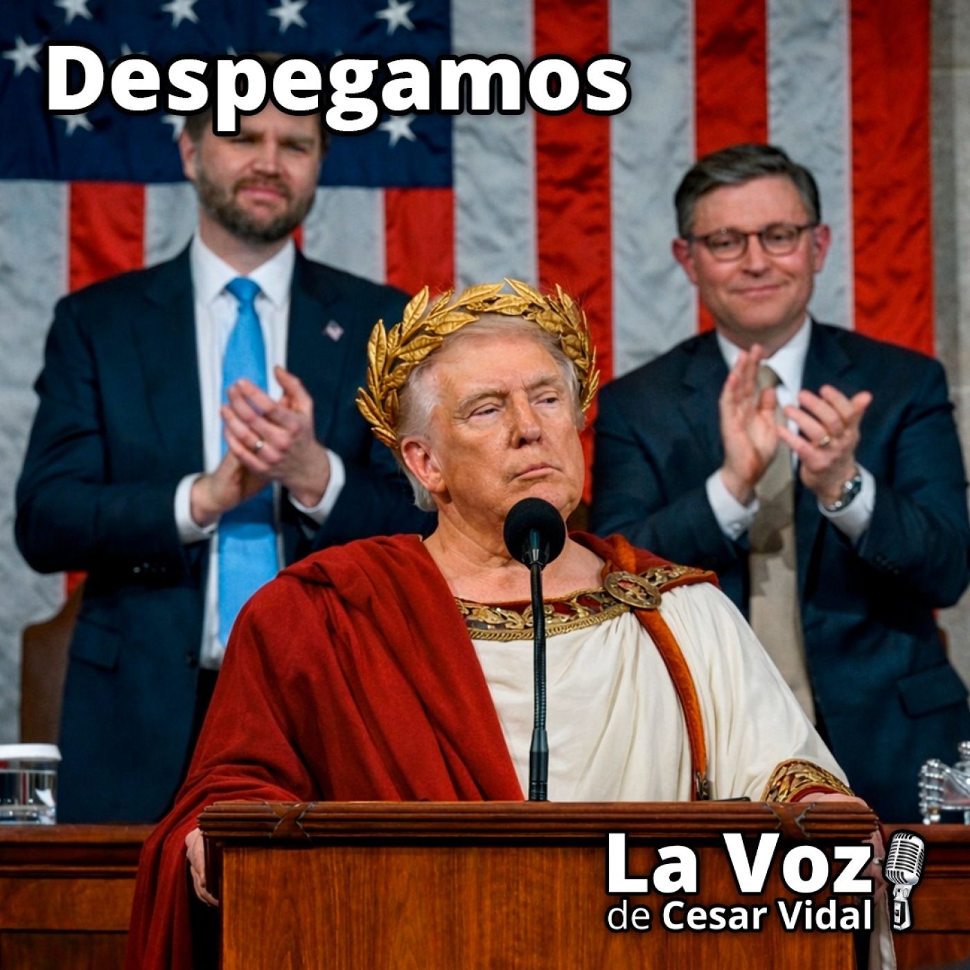 Despegamos: Nervios Trump, pactos BRICS, Merz en China, censura digital y crimen eléctrico - 25/02/26 episode artwork