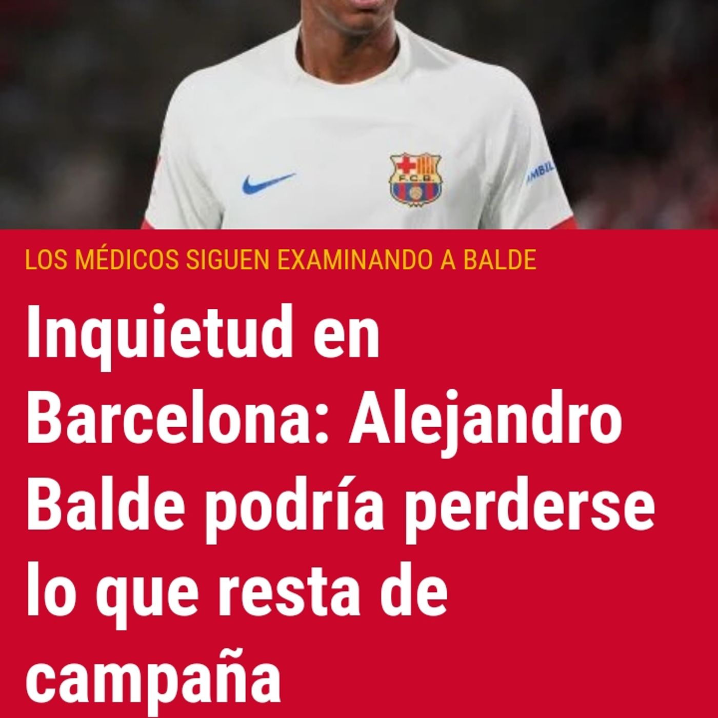 Hablamos de la lesión de Balde y de los goles tempraneros que recibimos últimamente episode artwork