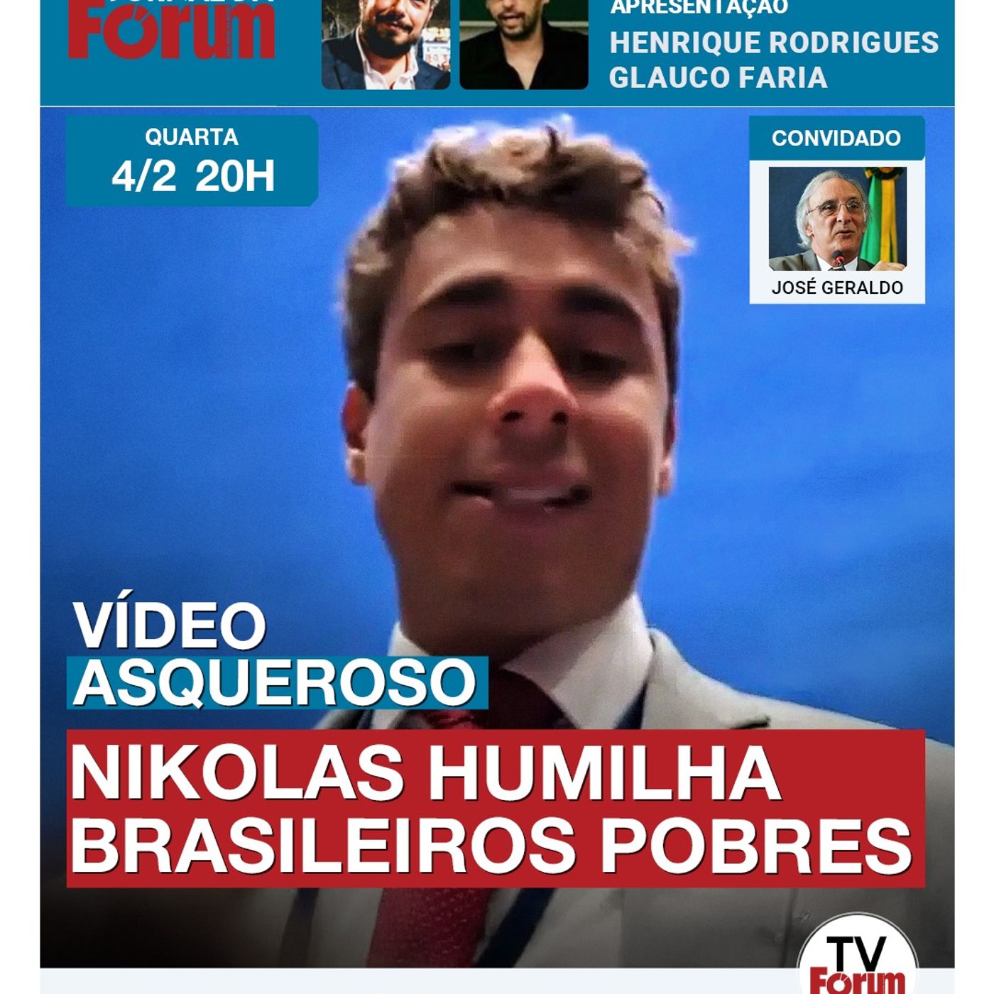 Nikolas faz vídeo negando gás a pobres porque votariam em Lula | Moraes dá 1ª pedrada do ano episode artwork