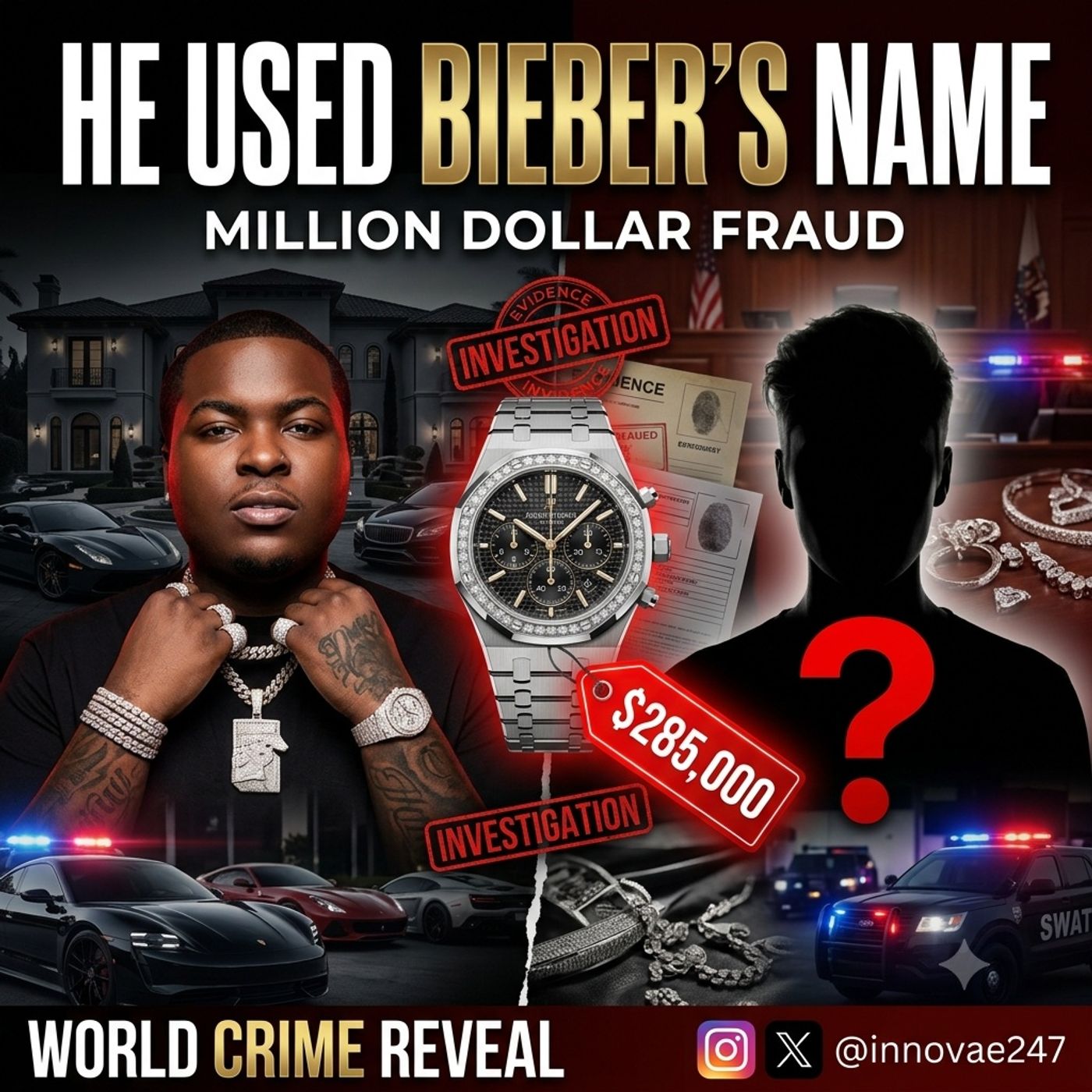 HE USED JUSTIN BIEBER’S NAME TO SCAM