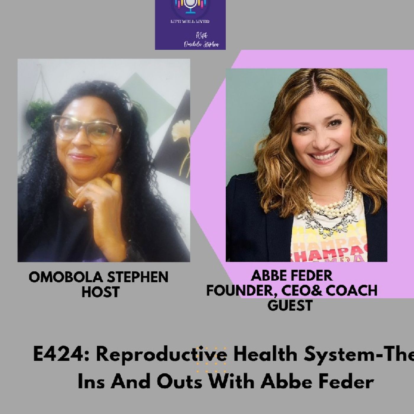 E424:Reproductive Health System-The Ins And Outs With Abbe Feder episode artwork