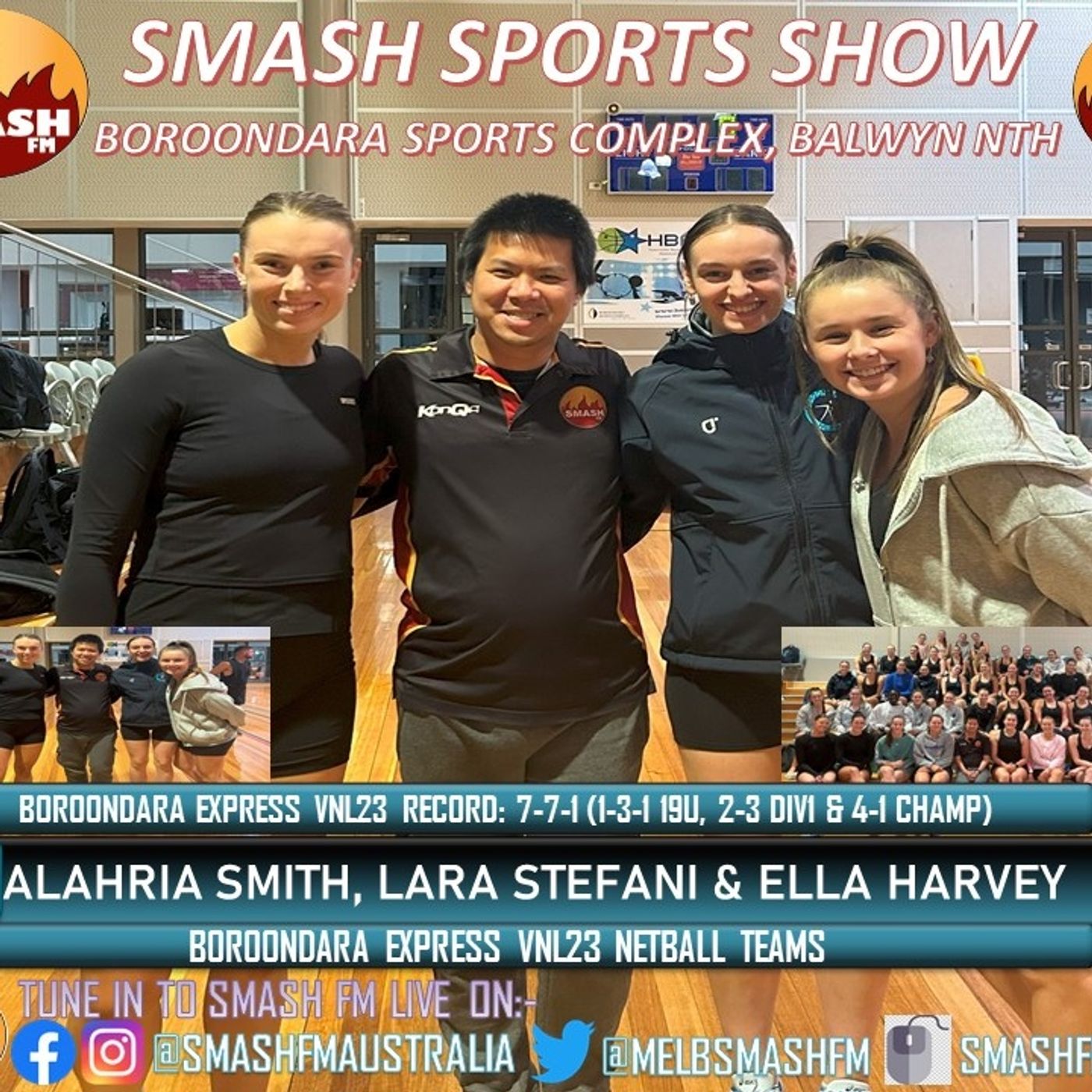 SSS10THYR: Boroondara Express VNL23 Netball Interviews 240423
