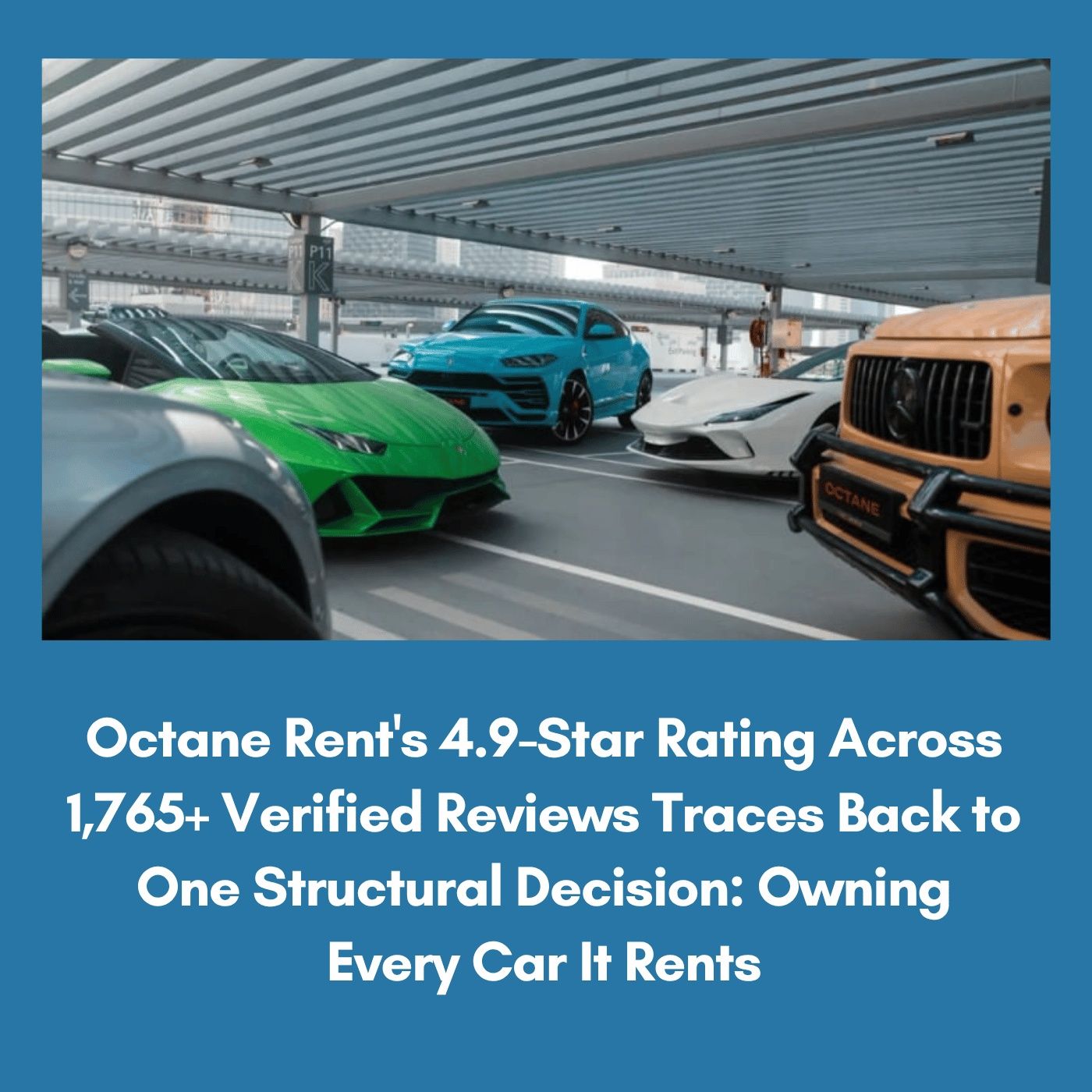 Octane Rent's 4.9-Star Rating Across 1,765+ Verified Reviews Traces Back to One Structural Decision: Owning Every Car It Rents episode artwork