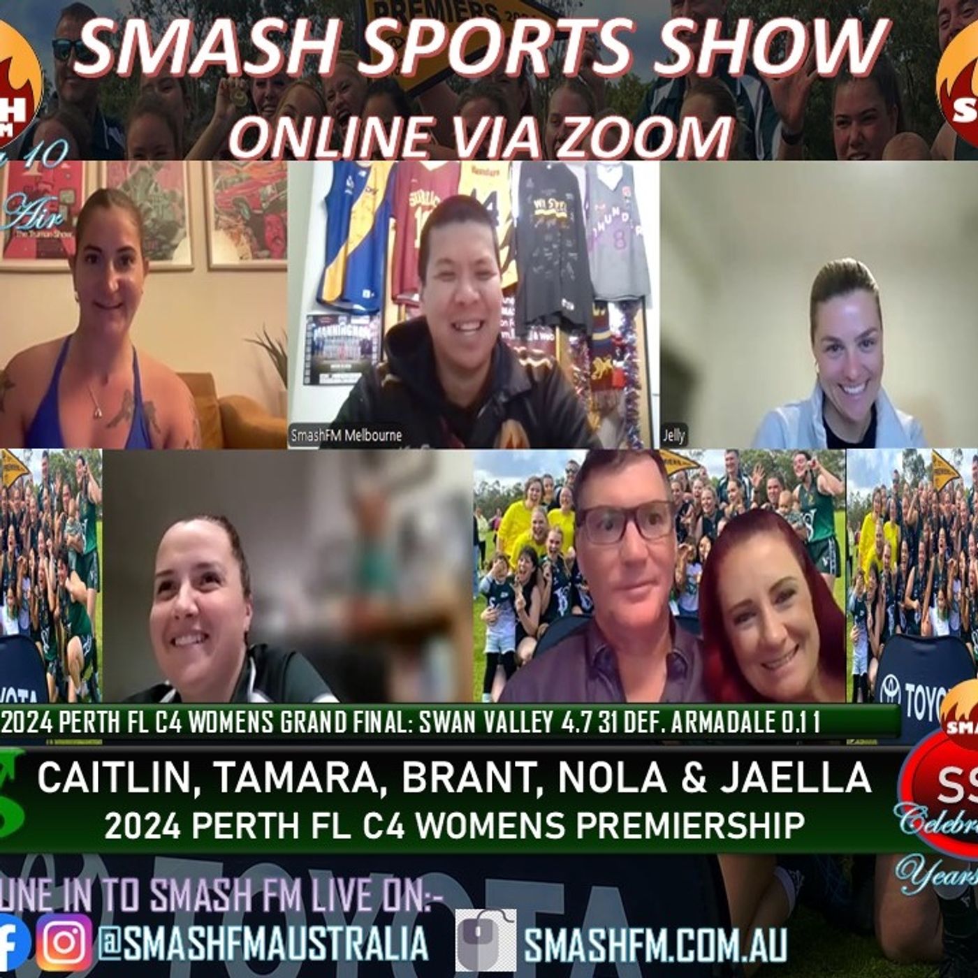 SSS10THYR: Swan Valley FC 2024 Perth FL C4 Womens Premiership Interviews 180924