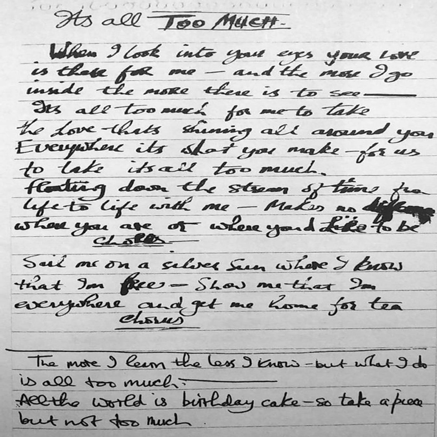 El Club de los Beatles: Grabación "It’s All Too Much" episode artwork