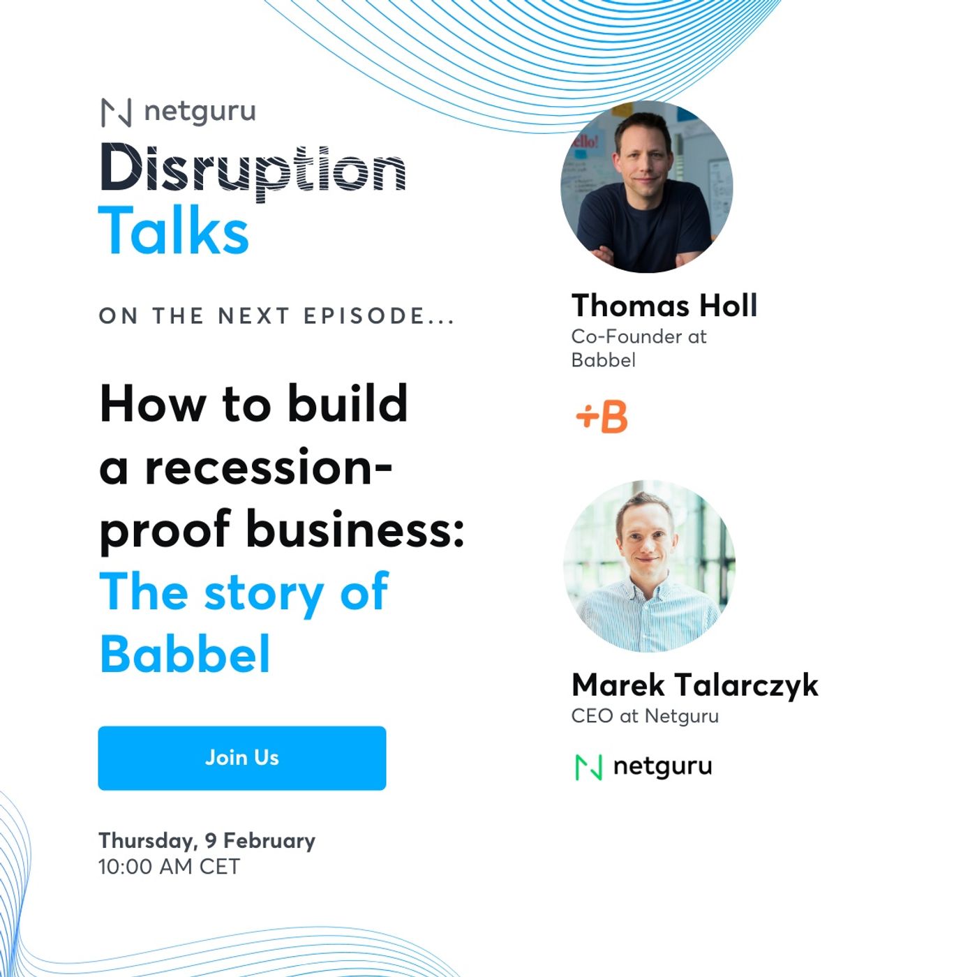 Disruption Talks by Netguru